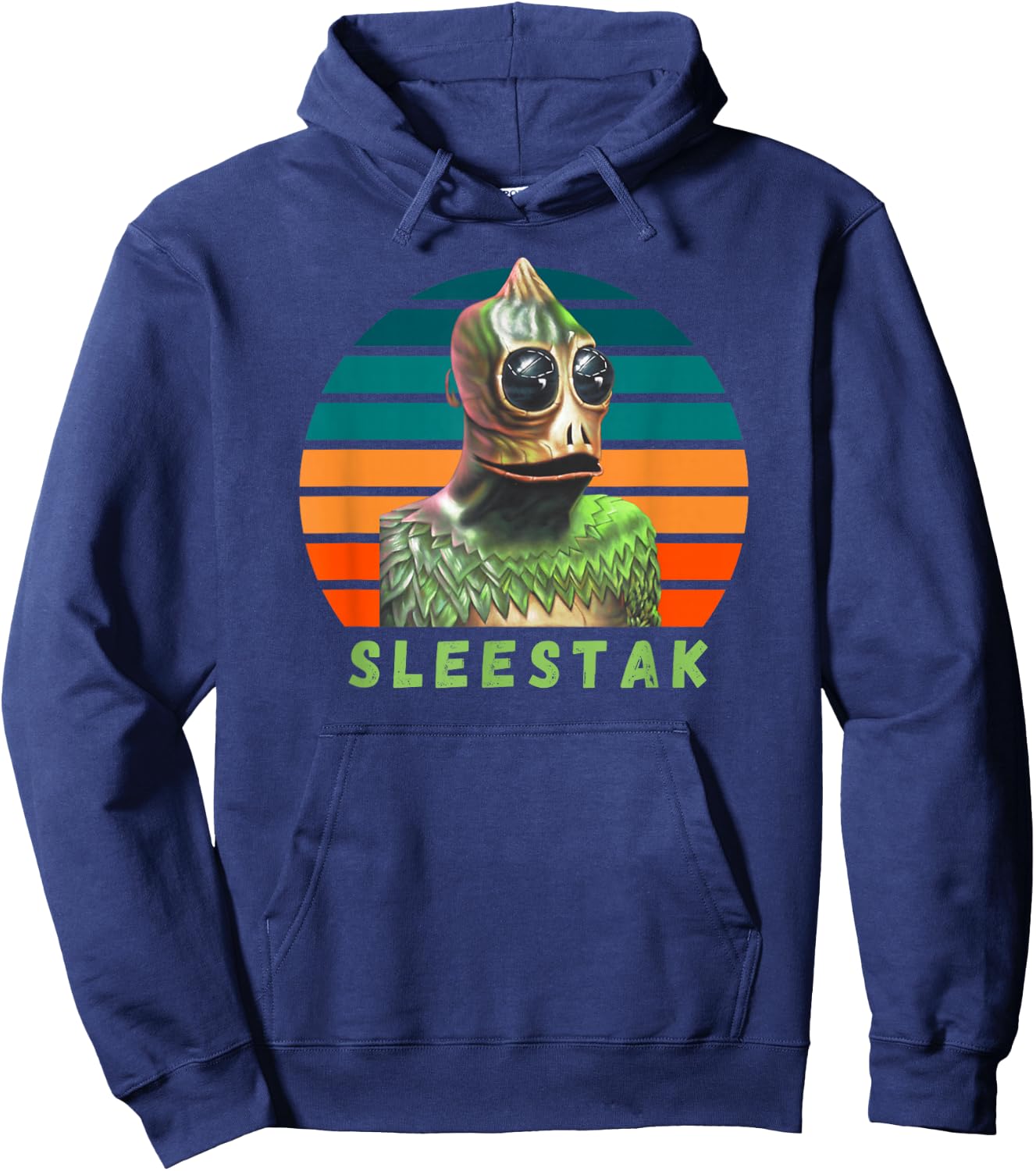 Sleestak, Funny Land of The Lost Shirt, Classic Television Hoodie - Hoodie | Navy