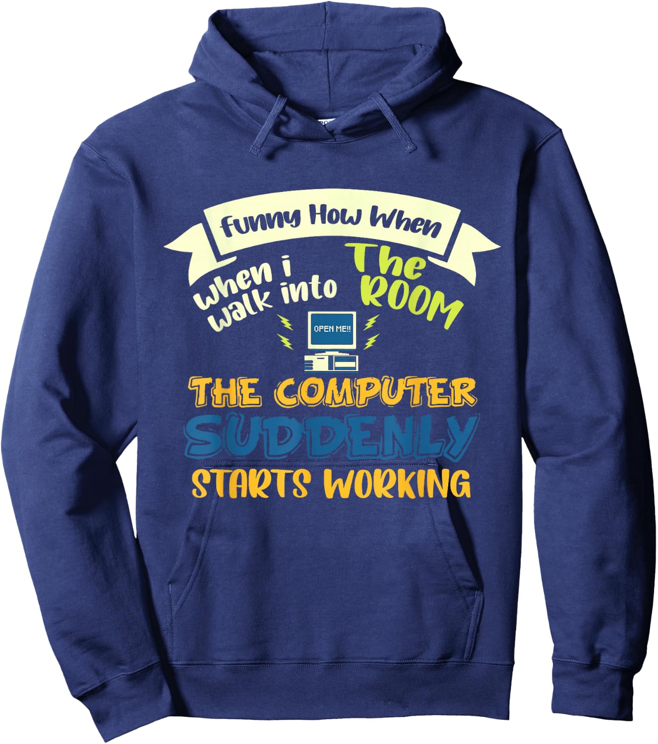 Information Technology Computer Programmer Tech Savy Hoodie - Hoodie | Navy