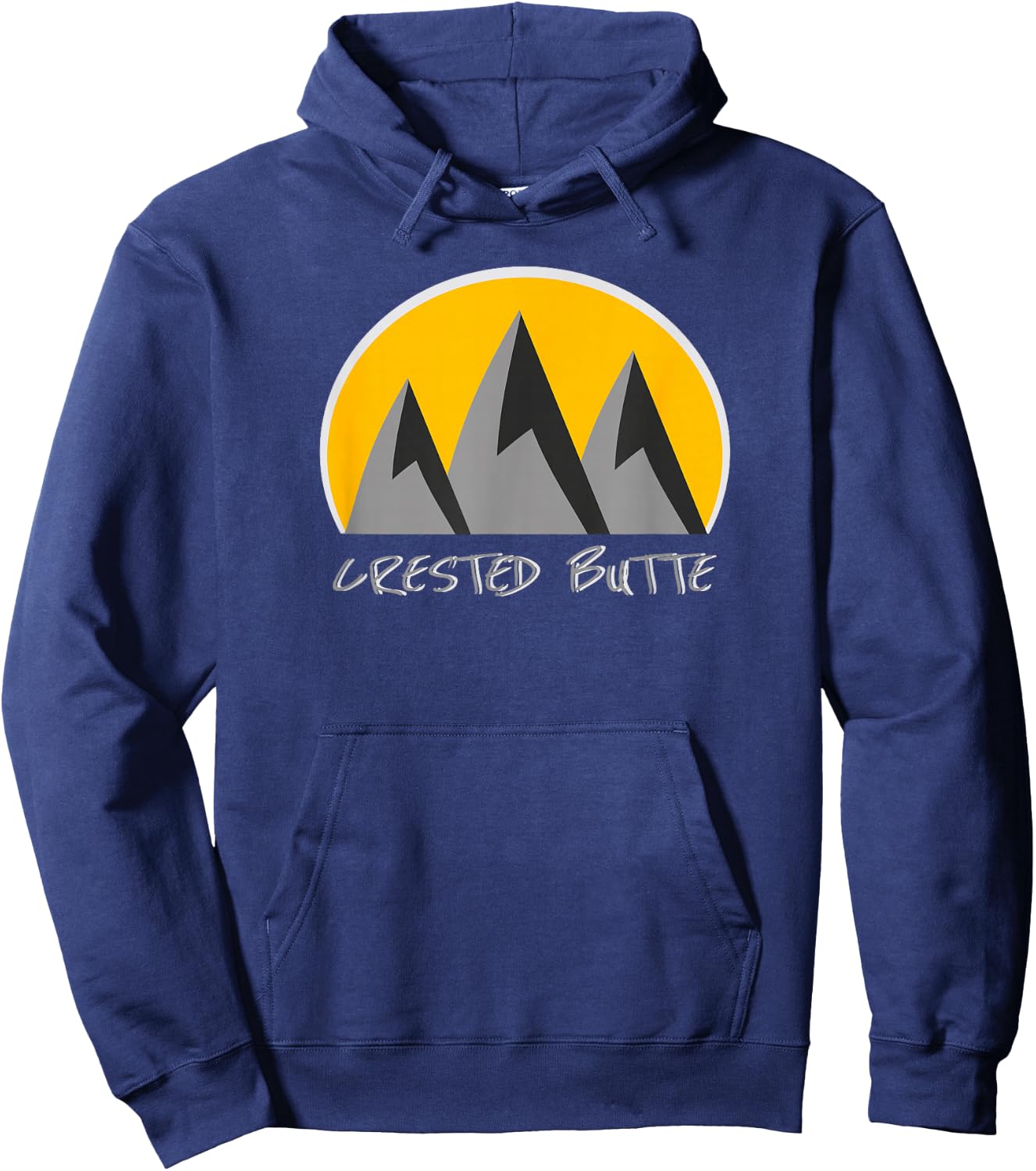 Crested Butte, Colorado Snow Ski & Outdoor Paradise Hoodie - Hoodie | Navy