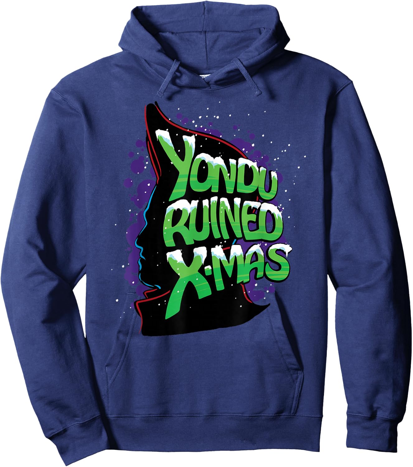 Marvel Guardians of the Galaxy Yondu Ruined Christmas Hoodie - Hoodie | Navy