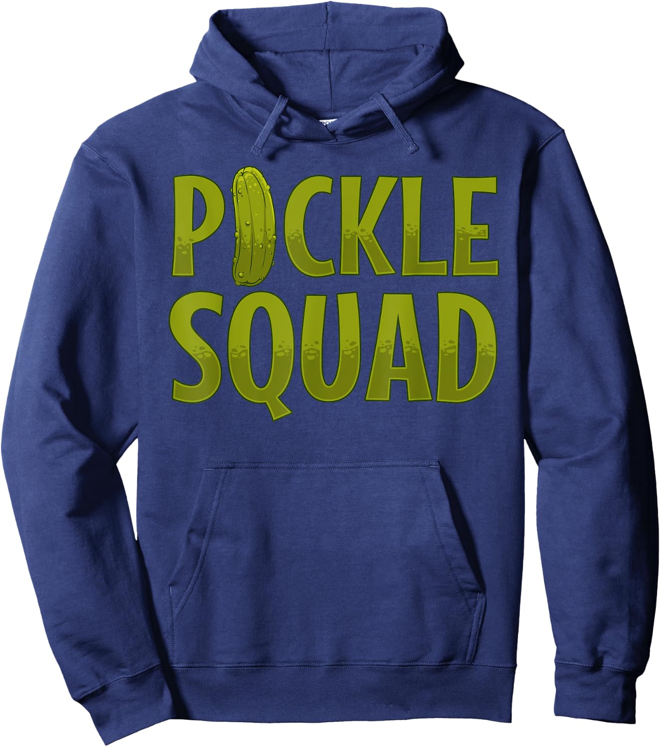 Cool Pickle Women Vegan Pickles Dill Pickle Cucumber Hoodie - Hoodie | Navy