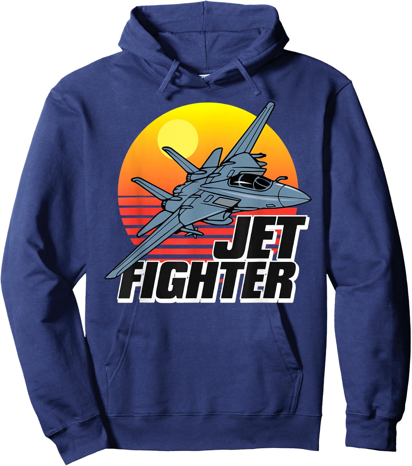 Born to Fly Fighter Jet Plane Kids Boys Airplane Hoodie - Hoodie | Navy