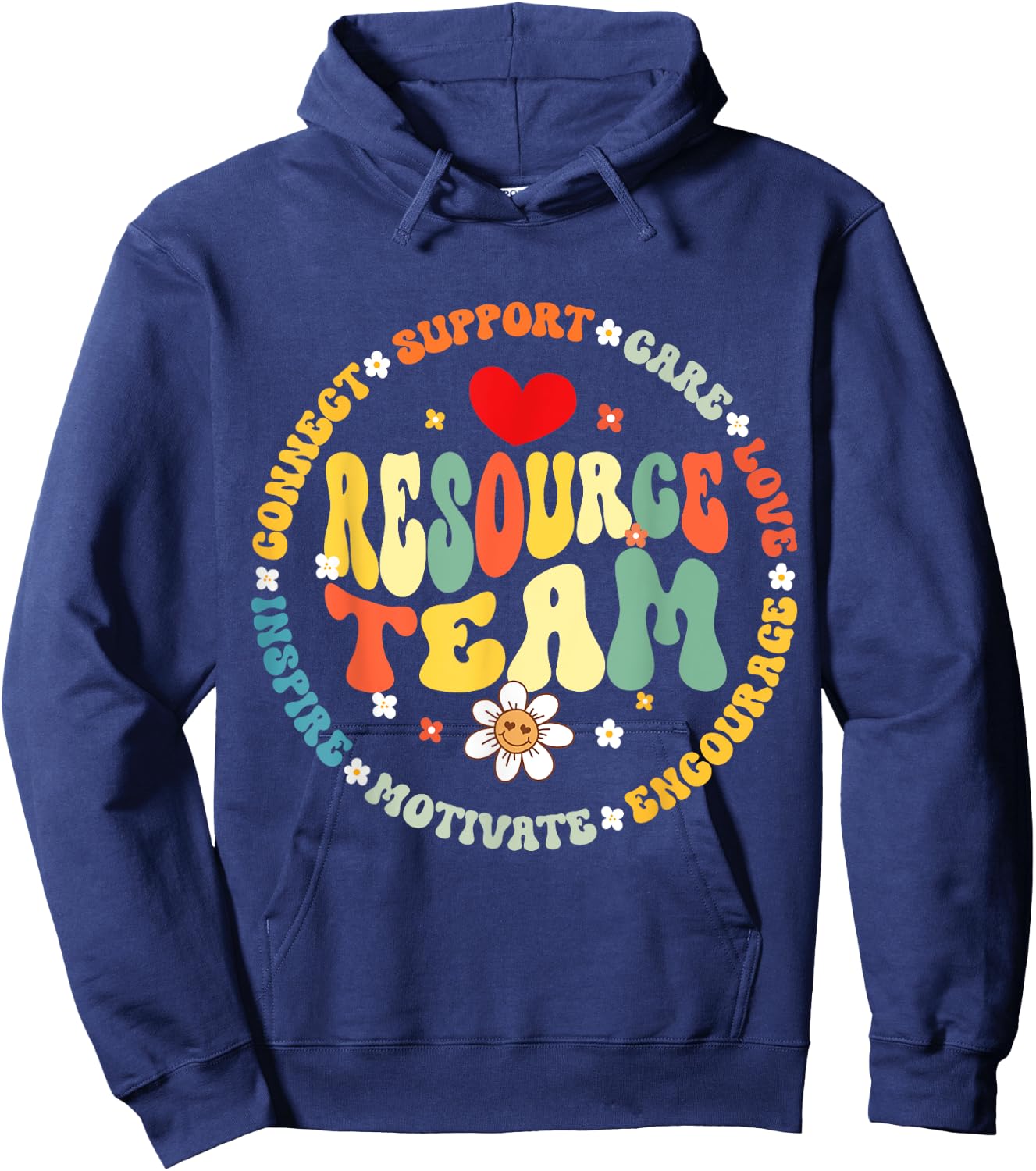 Resource Teacher Team Special Education IEP Teaching Squad Hoodie - Hoodie | Navy
