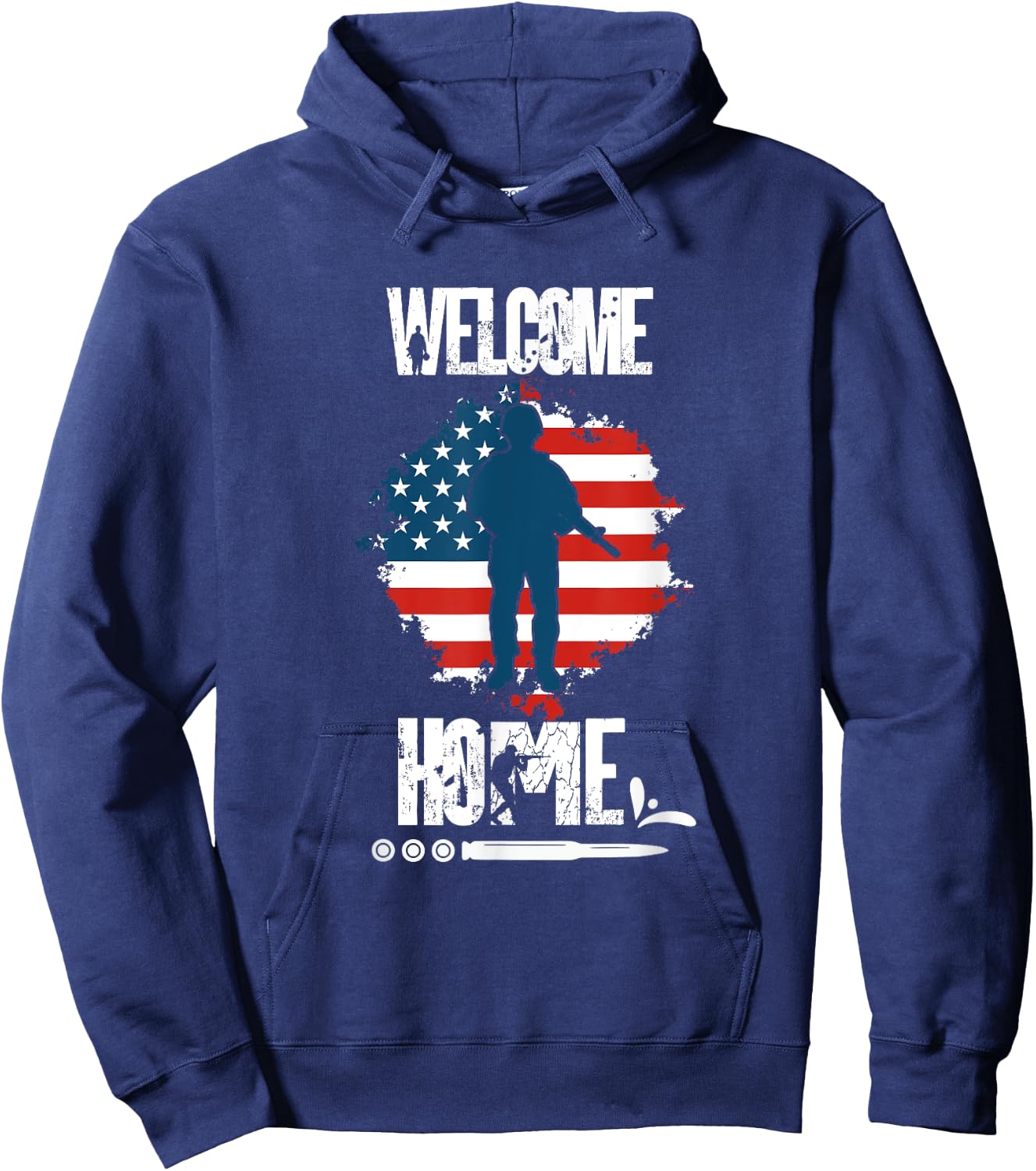Welcome Home Soldier Homecoming Military Hoodie - Hoodie | Navy