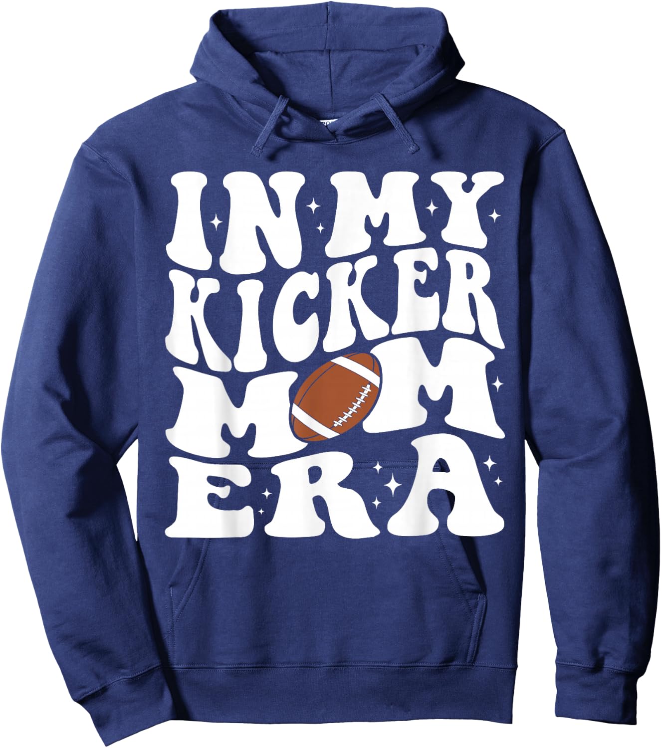 In My kicker Mom Football Era kicker Mama Football Christmas Hoodie - Hoodie | Navy