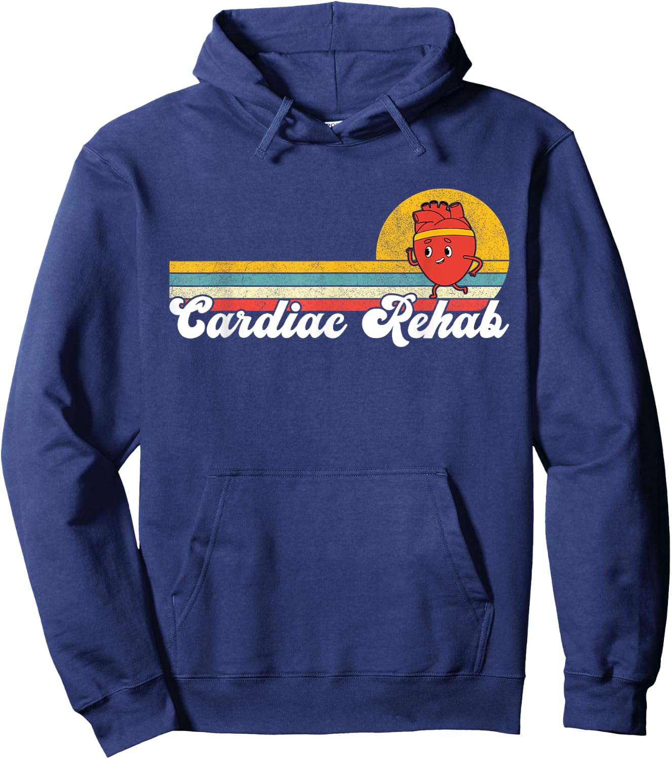 Cardiac Rehab Physical Therapist Nurse Rehab Team Rehabilita Hoodie - Hoodie | Navy