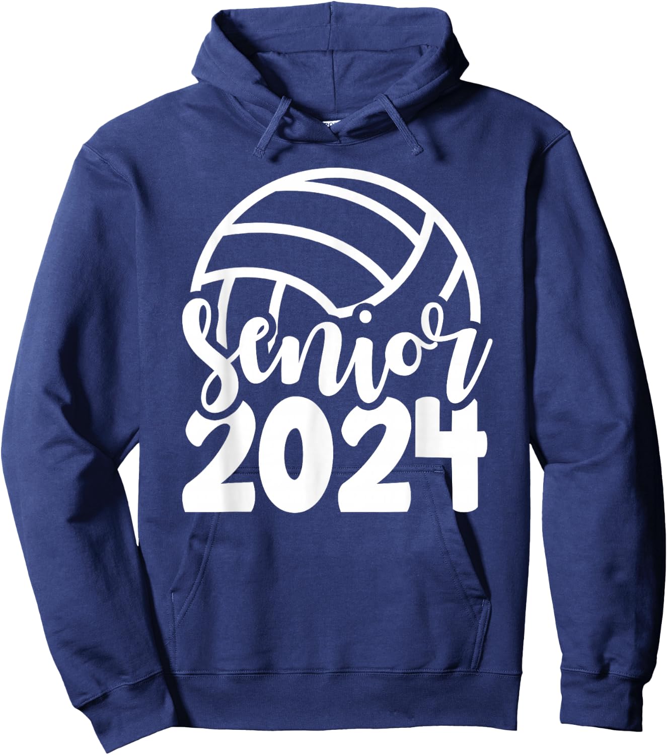 Volleyball Senior Class Of 2024 High School Senior For Girls Hoodie - Hoodie | Navy