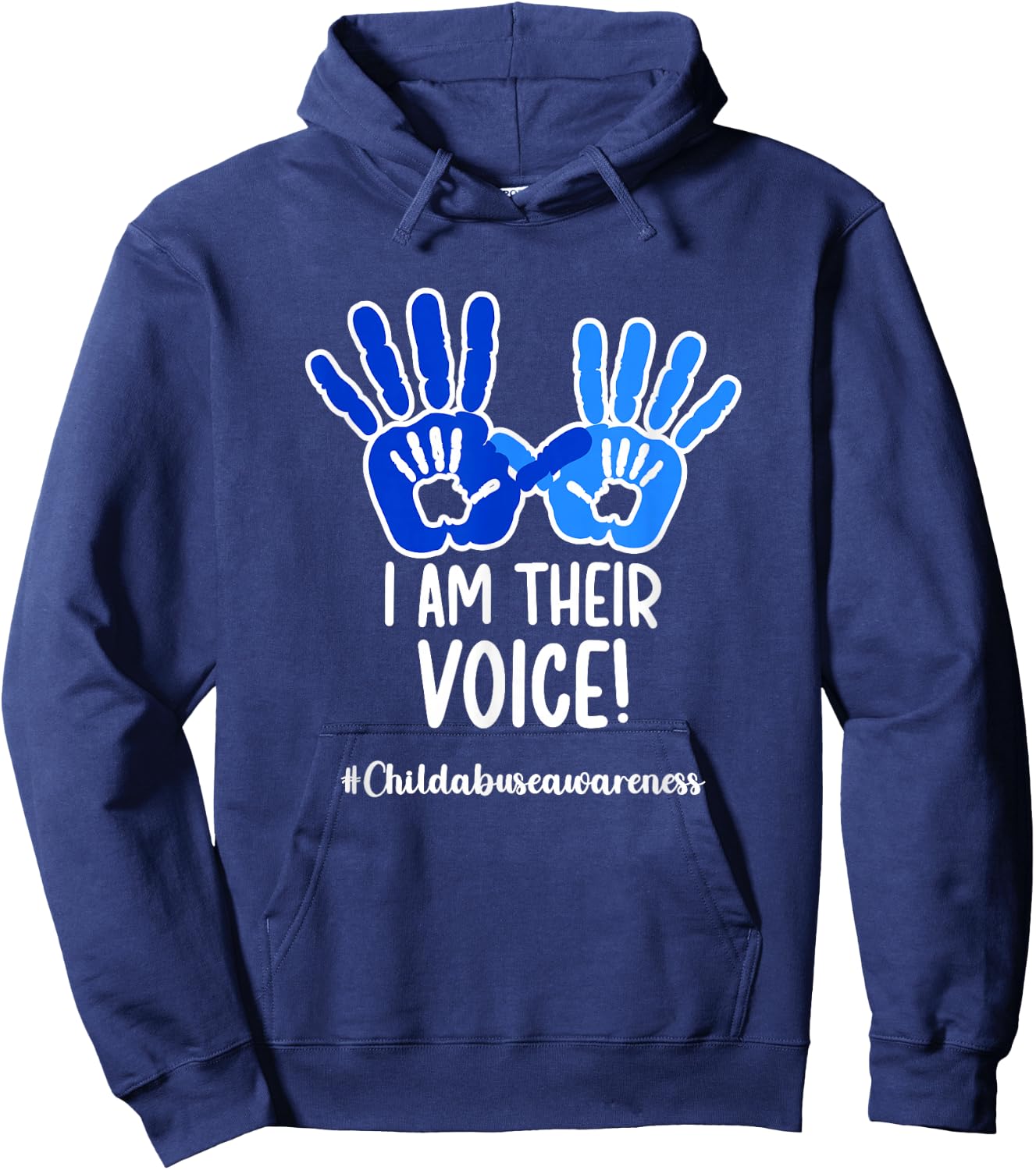 Child Abuse Prevention Month Child Abuse Awareness Hoodie - Hoodie | Navy