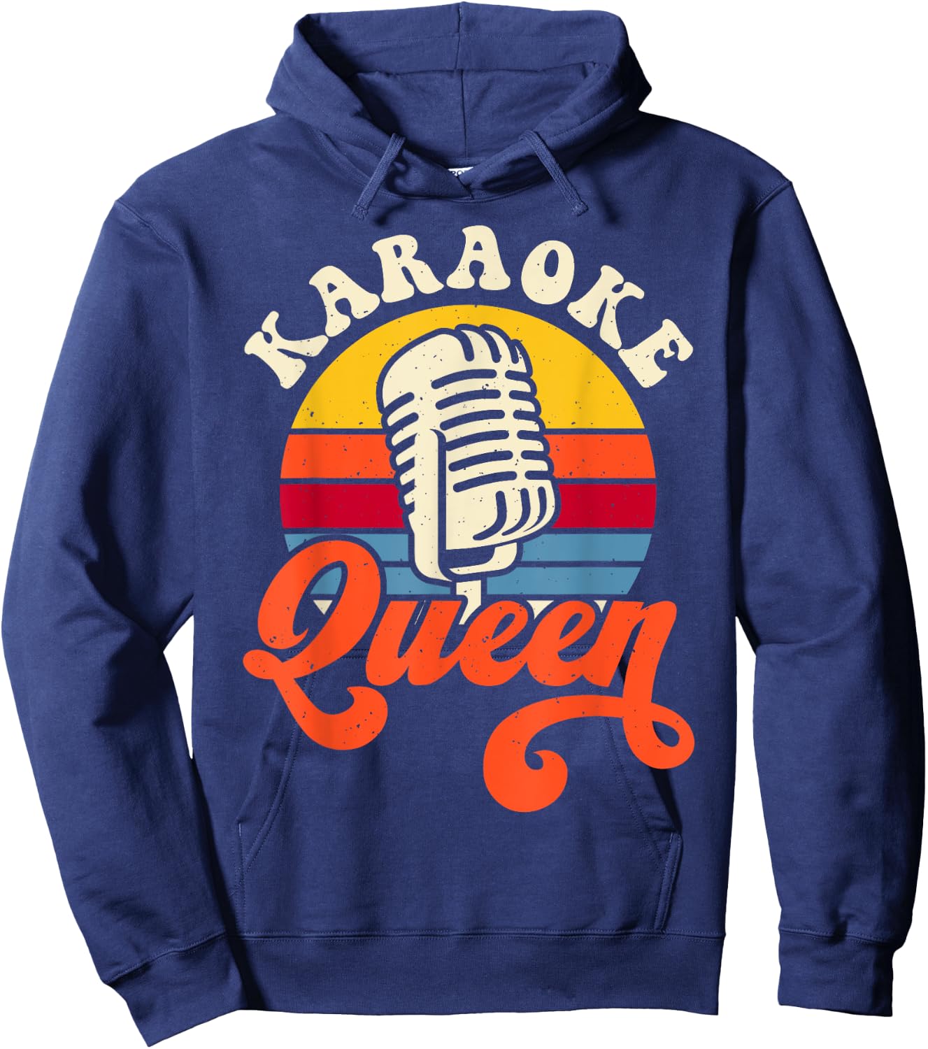Karaoke Queen Hoodie - Hoodie | Navy