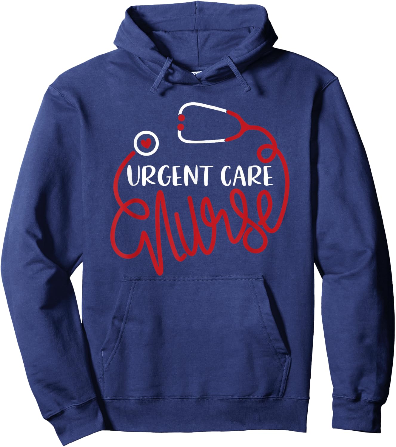 ICU Nursing Department Registered Nurse - Urgent Care Nurse Hoodie - Hoodie | Navy