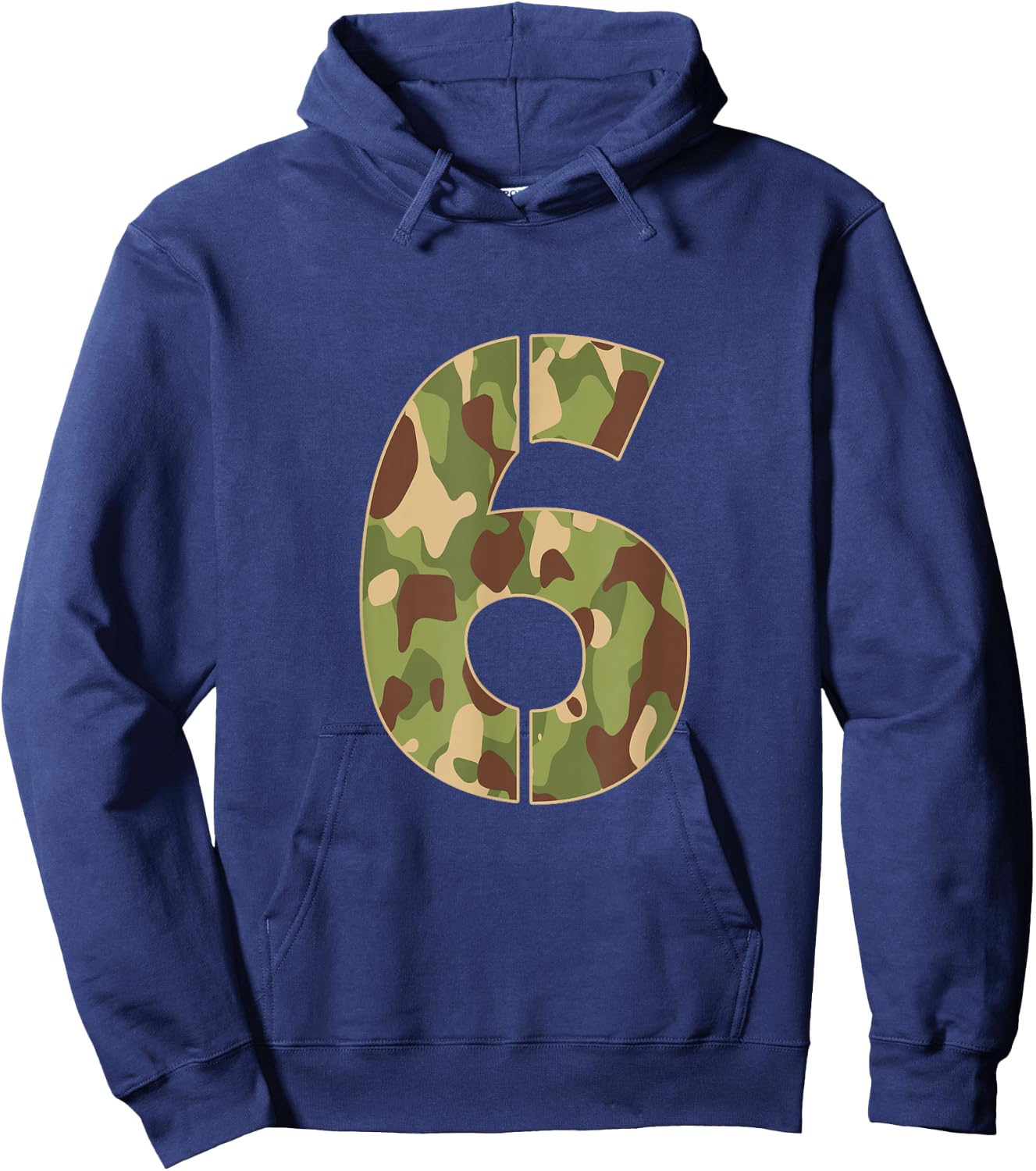 6 Year Old Soldier Military 6th Birthday Hoodie - Hoodie | Navy