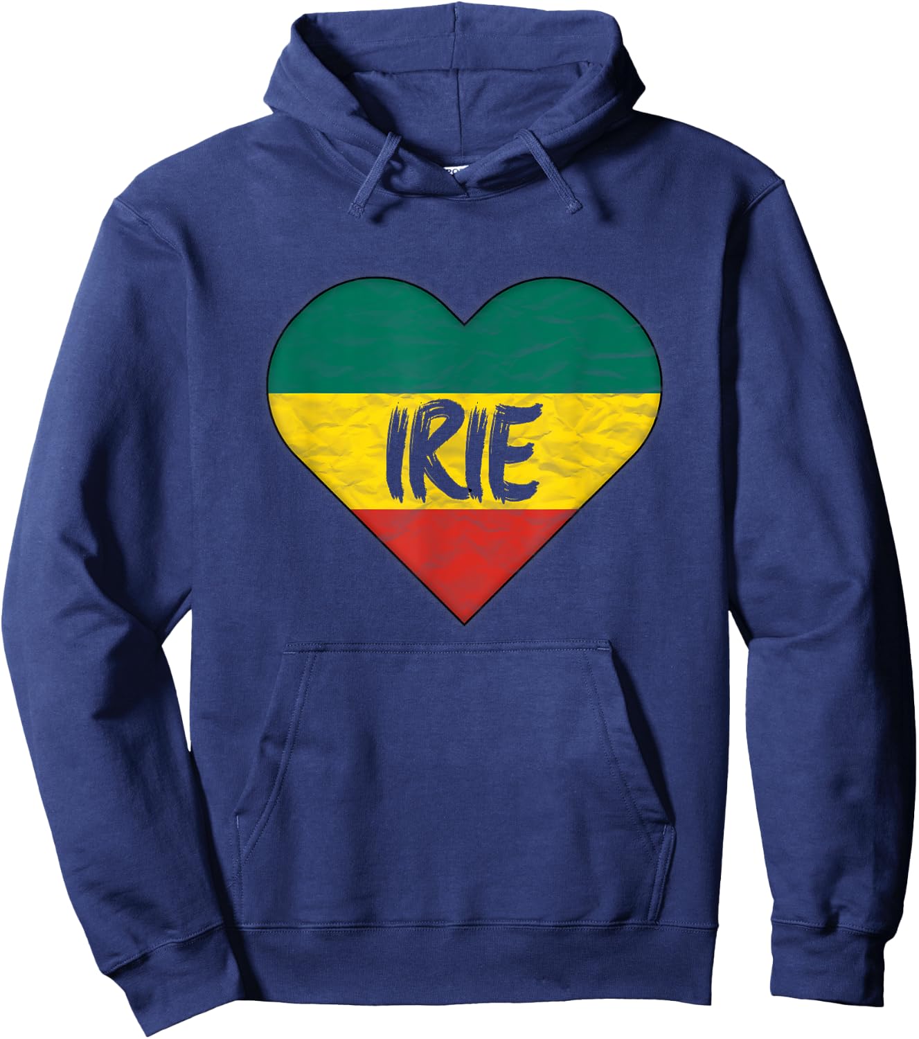Vintage Reggae Irie Feel - Jamaican Rasta Roots Reggae Hoodie - Hoodie | Navy