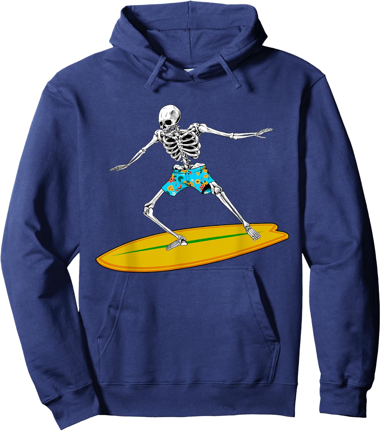 Cool Surfing Art Women Surfboard Surf Coach Surfer Hoodie - Hoodie | Navy
