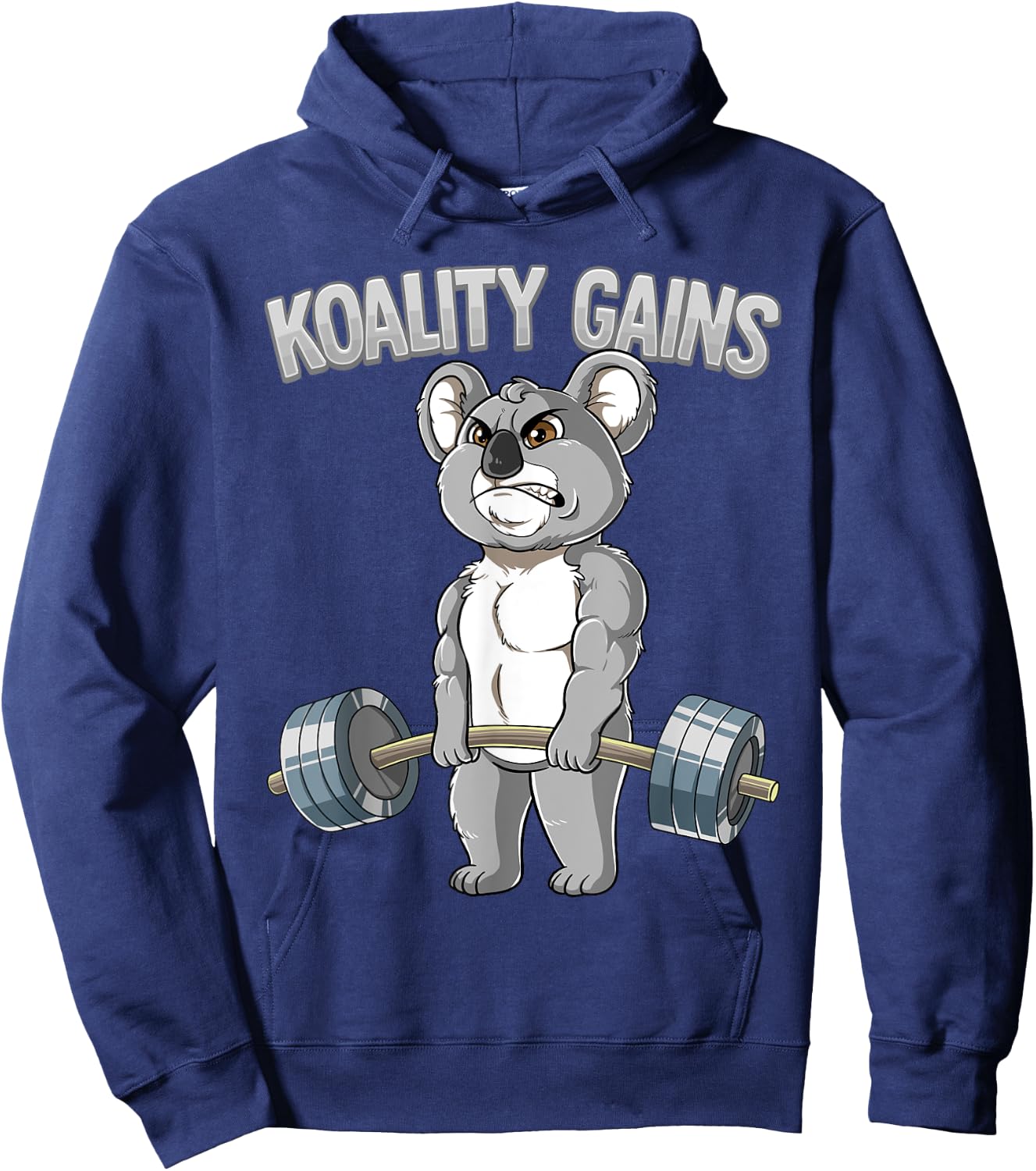 Koality Gains Koala Gym Bodybuilding Hoodie - Hoodie | Navy