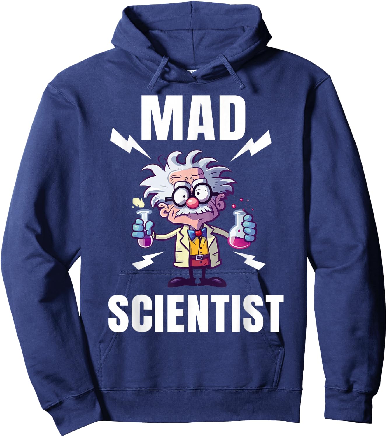 Mad Scientist Shirt Kids Toddler Boys Girls Child Science Hoodie - Hoodie | Navy