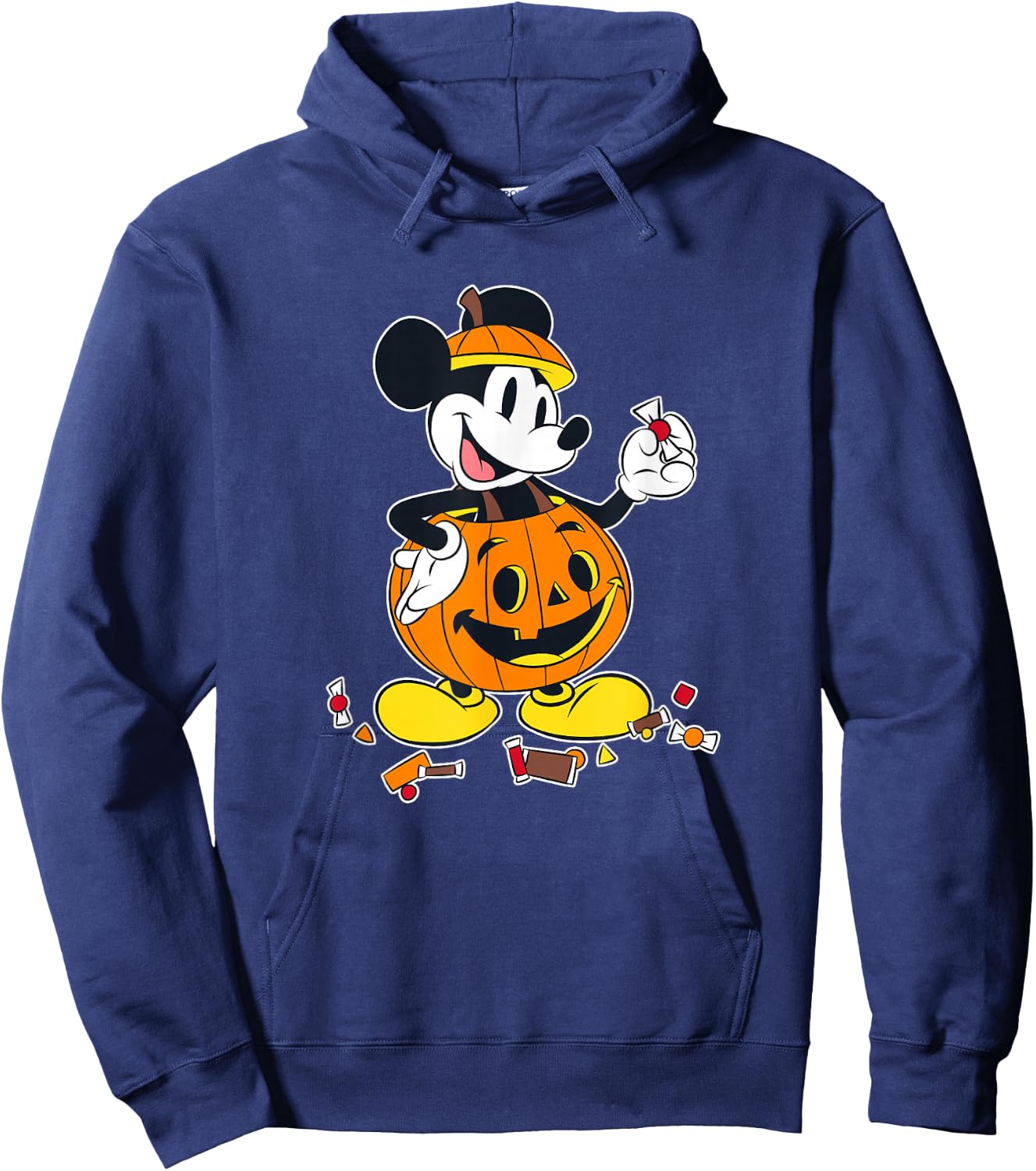 Disney Mickey And Friends Halloween Mickey Pumpkin Costume Hoodie - Hoodie | Navy