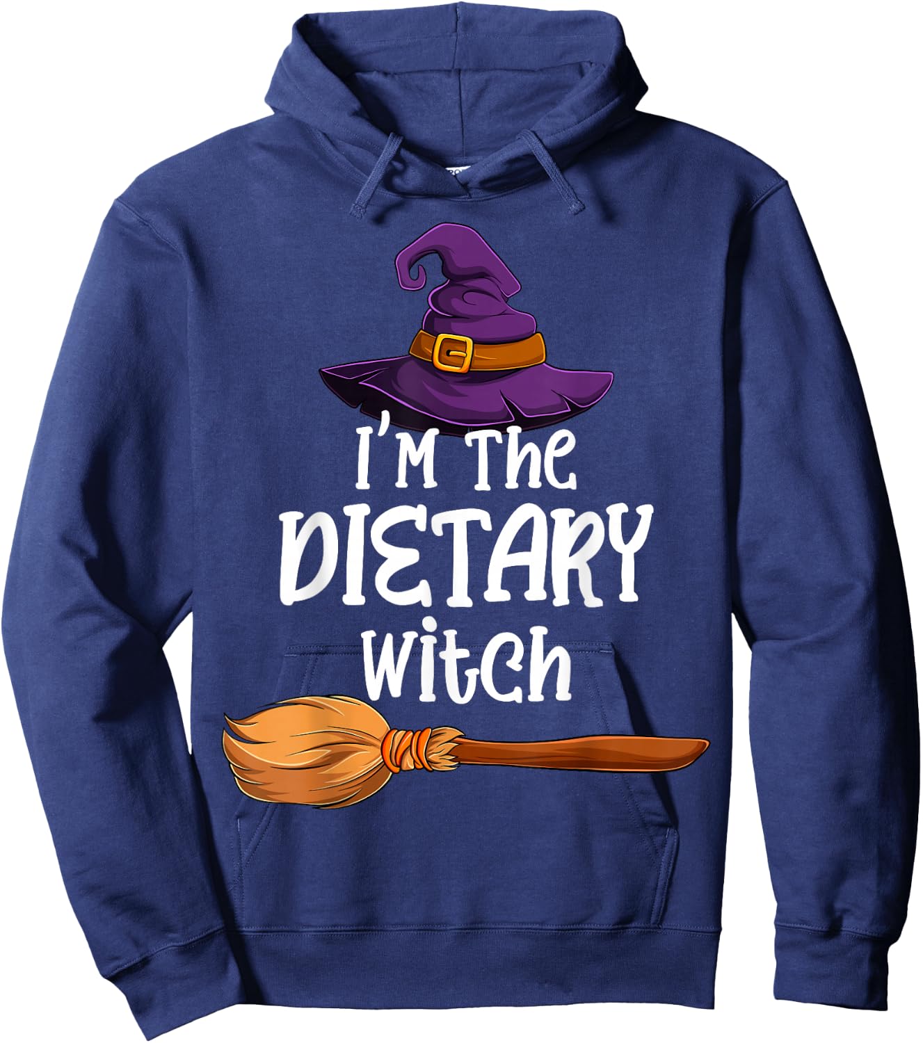 I'm the Dietary Witch Halloween Matching Group Costume Hoodie - Hoodie | Navy