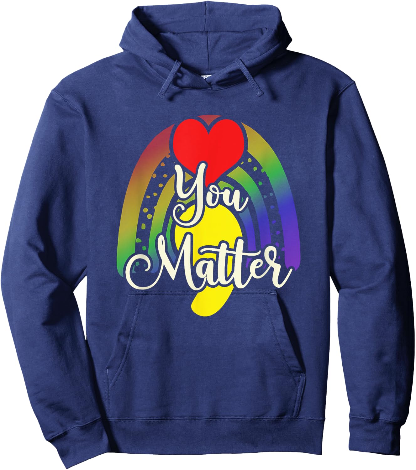 You Boho Rainbow Galaxy Star Matter Hoodie - Hoodie | Navy
