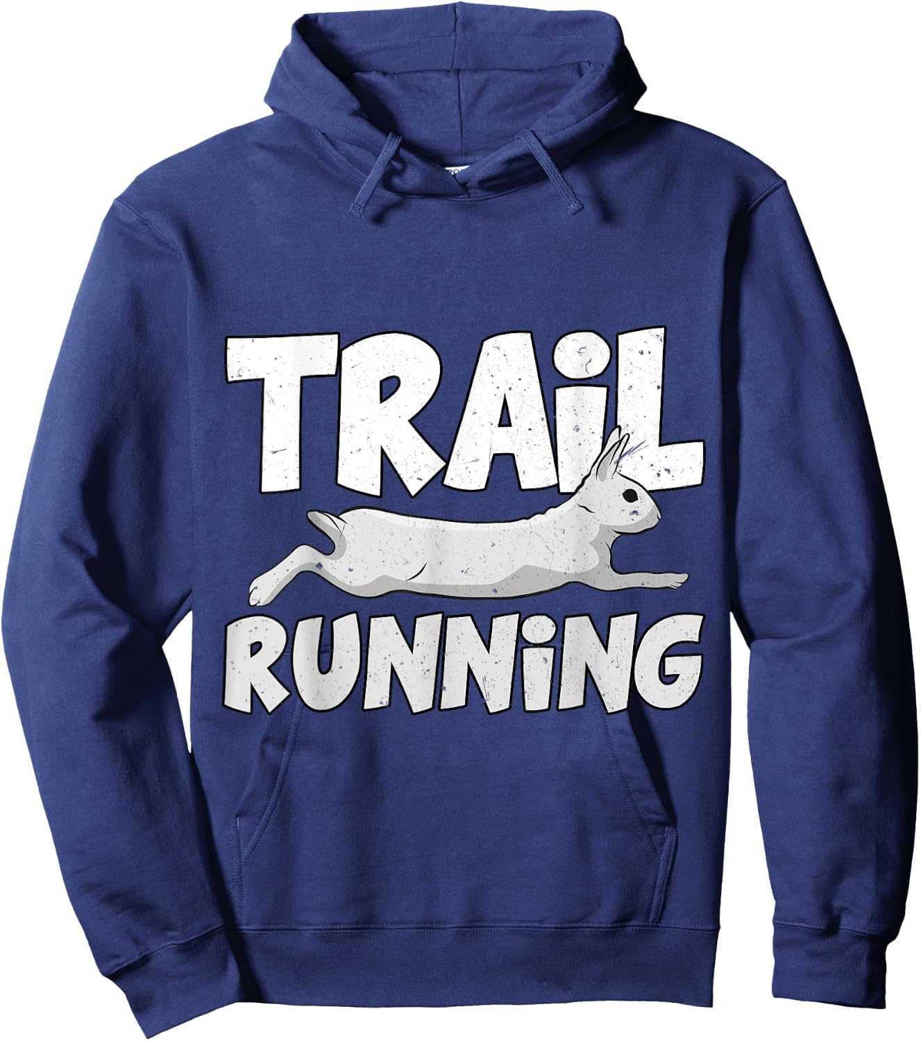 Trail Running Jogging Run Outdoor Sports Rabbit Bunny Hoodie - Hoodie | Navy