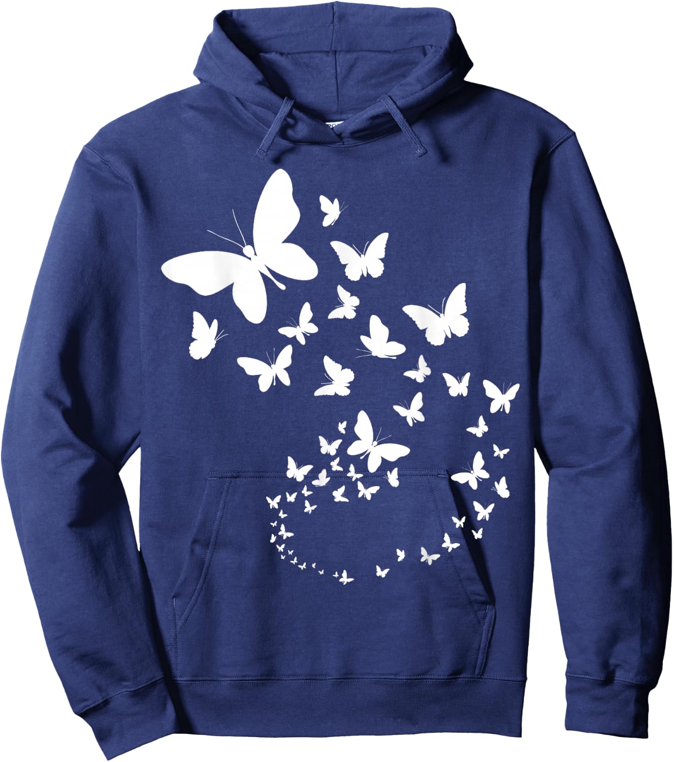 Butterfly Theme Hoodie - Hoodie | Navy