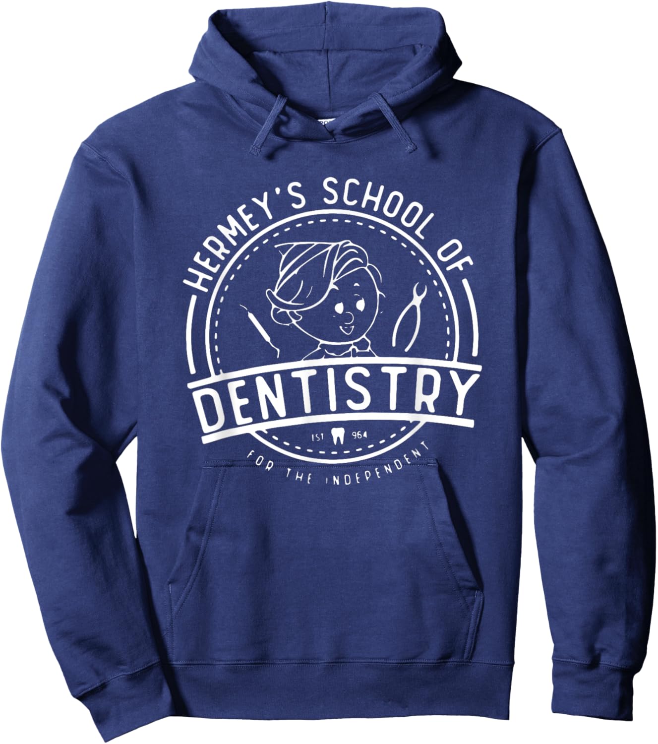 Hermey’s School of Dentistry Christmas Dental Hygienist Hoodie - Hoodie | Navy