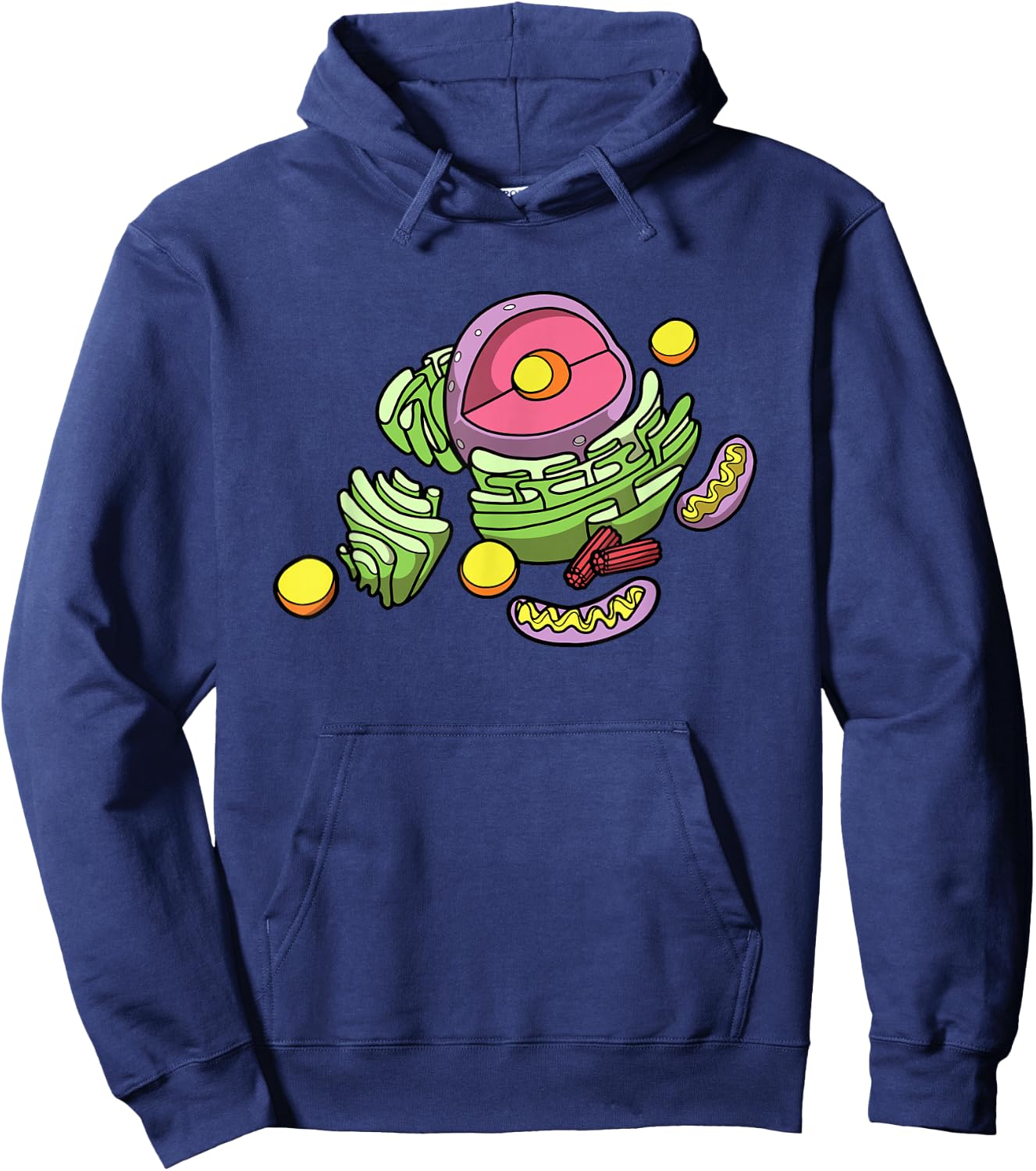 Ecology Biologist Cells - Bio Student Science Biology Hoodie - Hoodie | Navy