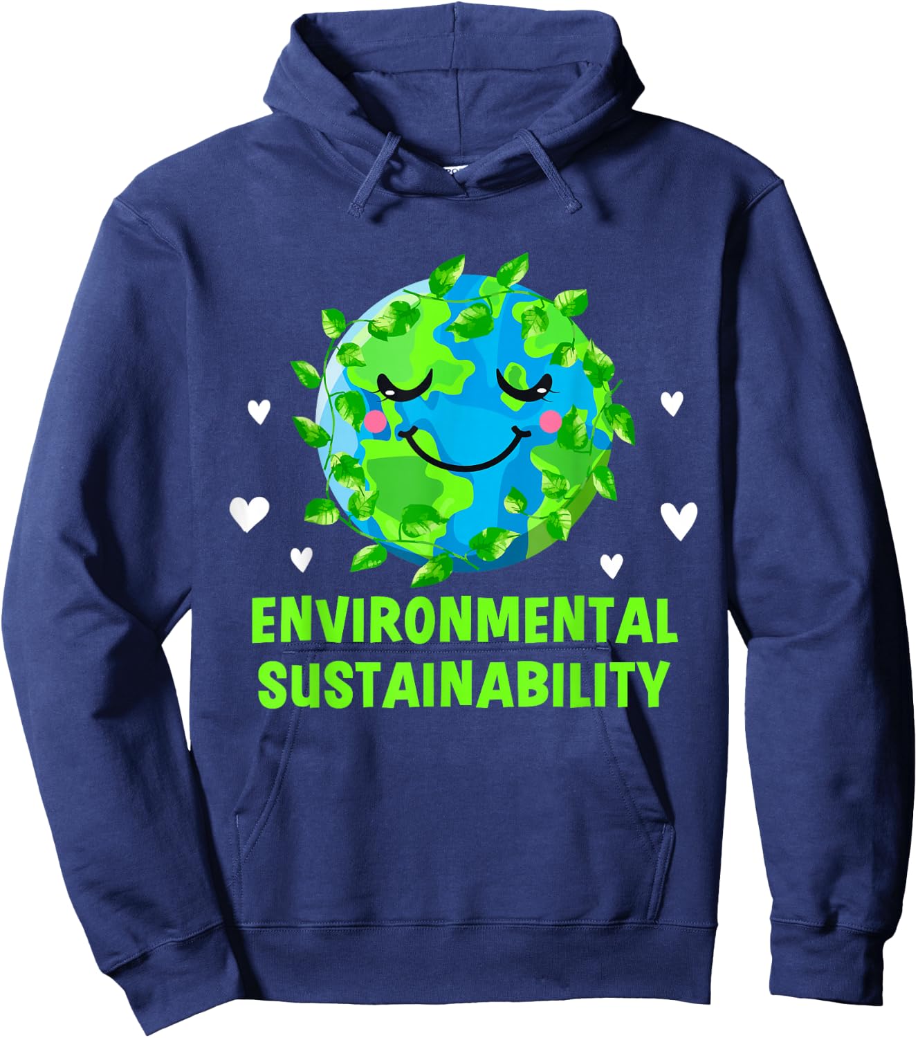 Environmental Sustainability Ecology Sustainable Ecosystem Hoodie - Hoodie | Navy
