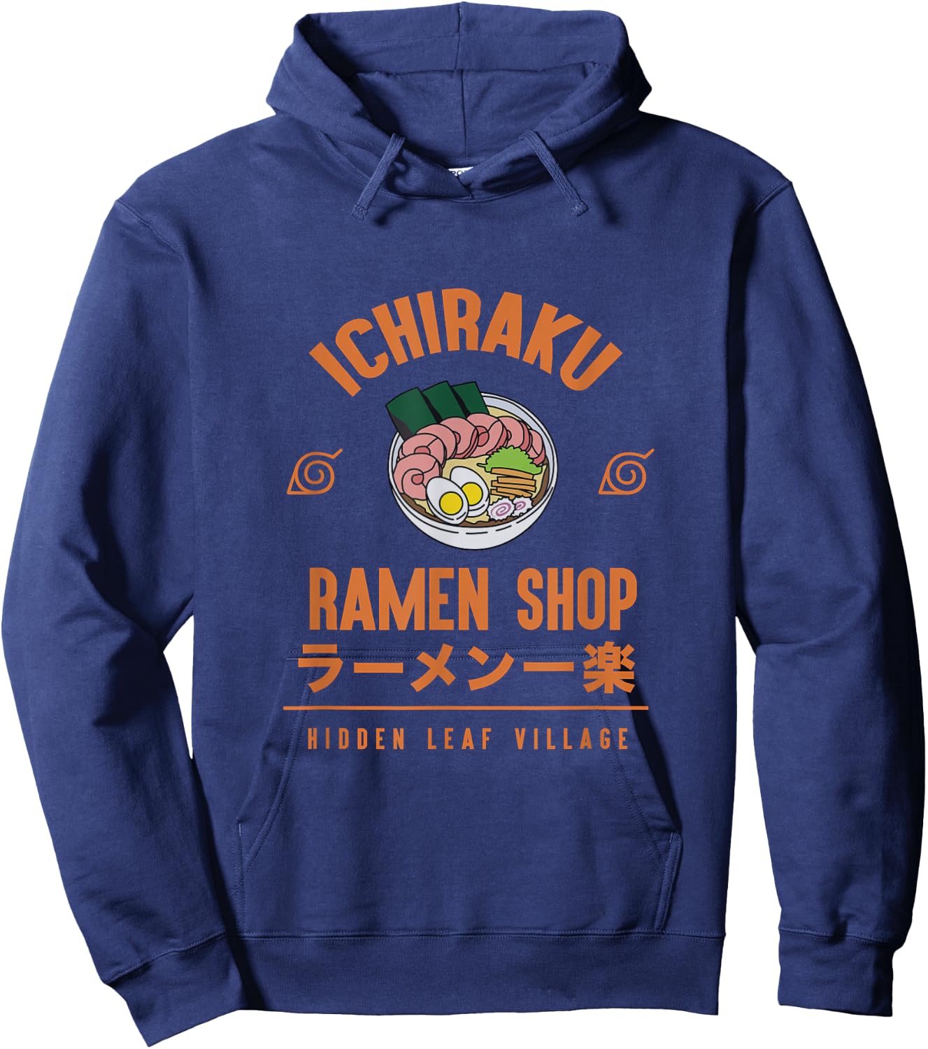 Naruto Shippuden Anime Cartoon Ramen Shop Small Hoodie - Hoodie | Navy