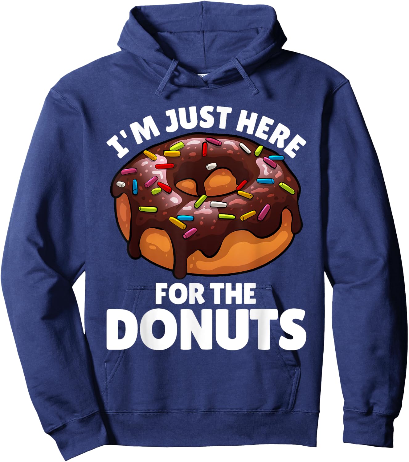 Donut Art Women Food Doughnut Dessert Donut Lover Hoodie - Hoodie | Navy