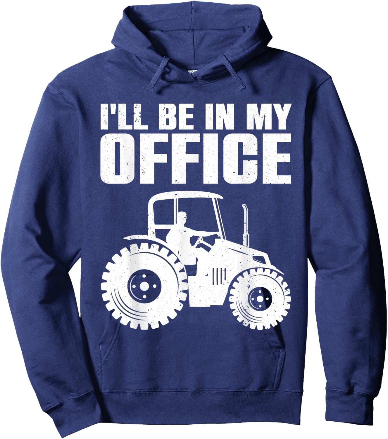 Best Tractor Women Farming Agriculture Farmer Office Hoodie - Hoodie | Navy