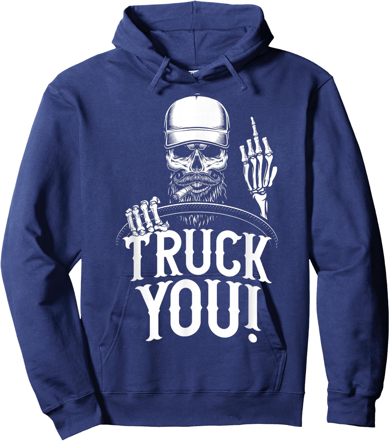 Truck You! Funny Truck Driver Hoodie - Hoodie | Navy