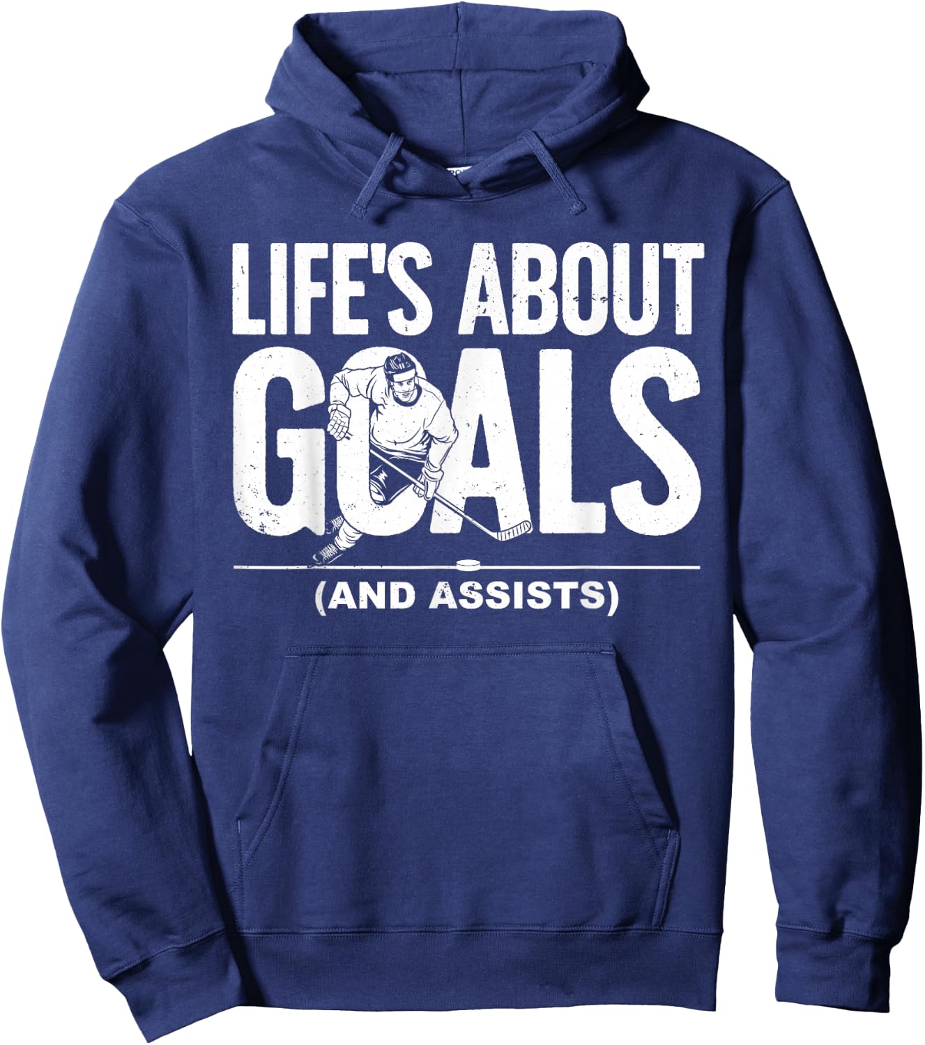 Cool Ice Hockey Women Hockey Lover Goalie Sports Hoodie - Hoodie | Navy