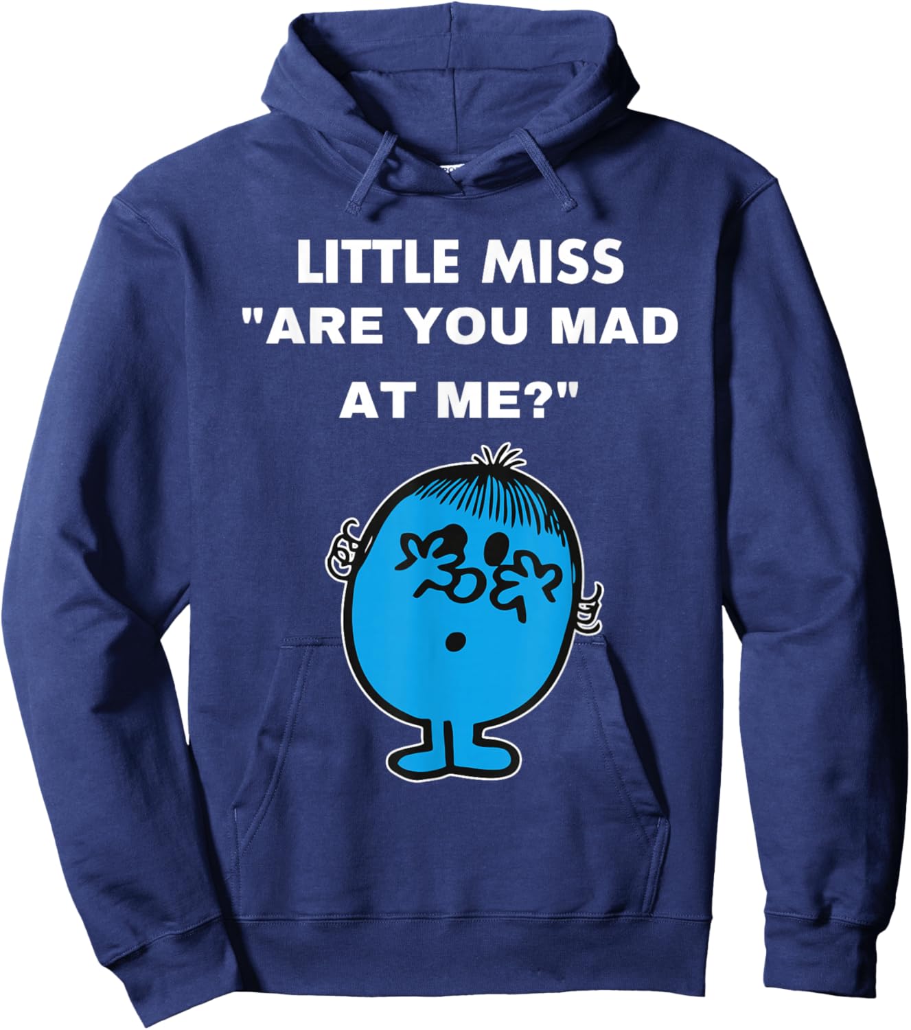 Little Miss: Are You Mad At Me?" Hoodie - Hoodie | Navy