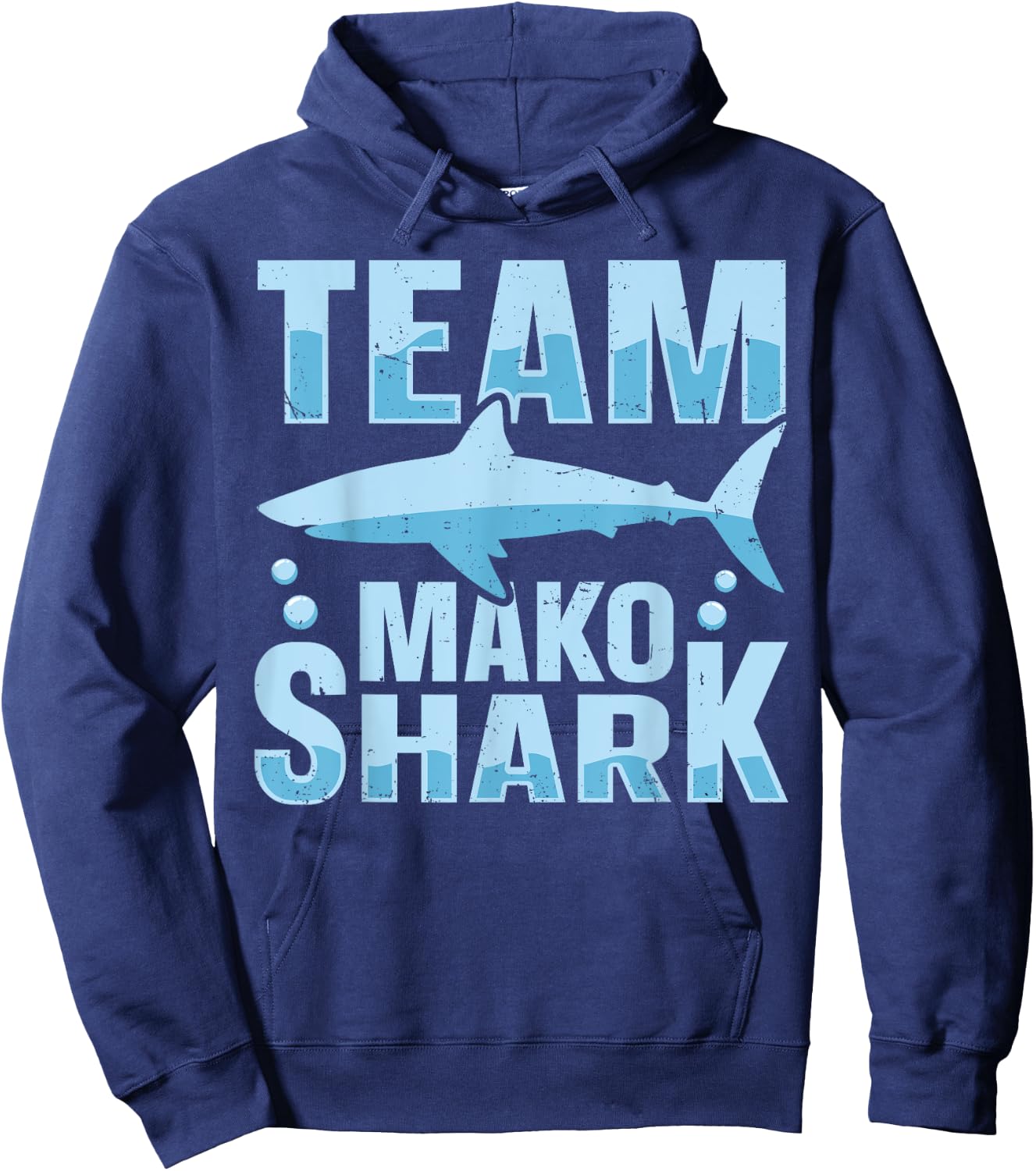 Team Mako Shark Design for a Mako Shark Lover Hoodie - Hoodie | Navy