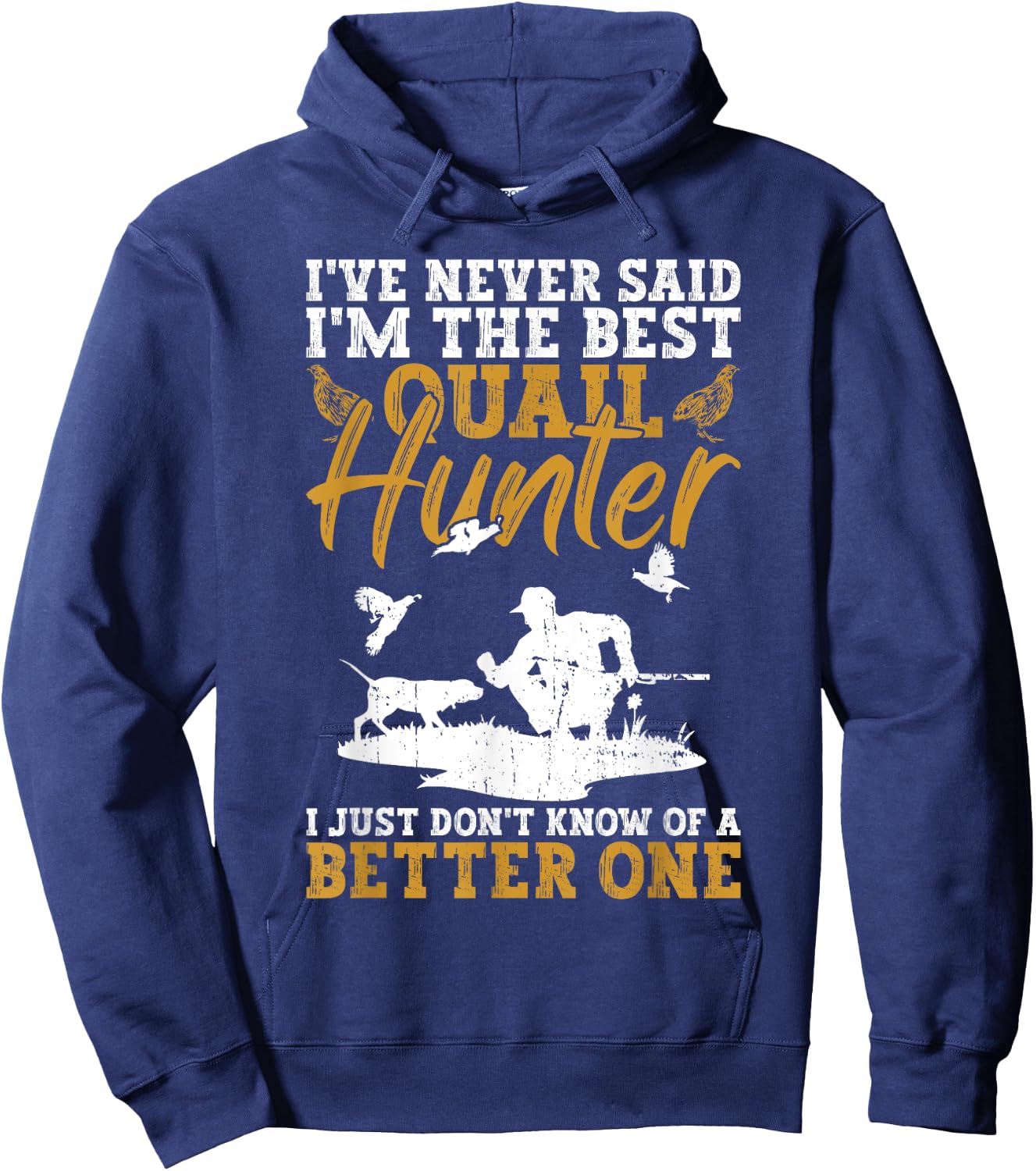 Quail Hunter And Upland Hunting Hoodie - Hoodie | Navy