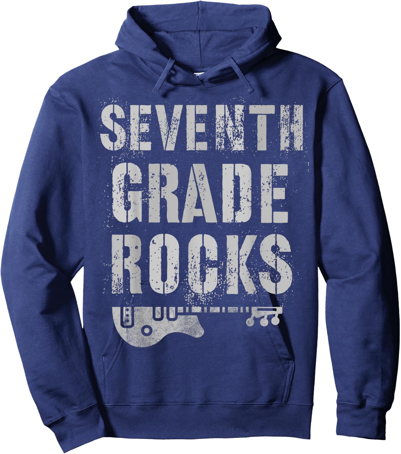 7th GRADE ROCKS Test Teacher Seventh Gr Rockstar Is My Jam Women Kids Hoodie - Hoodie | Navy