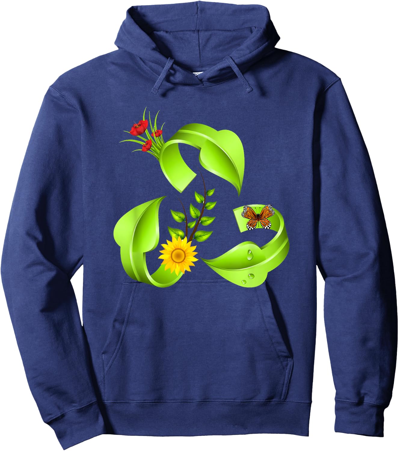Recycle shirt , recycle , recycle for boys Hoodie - Hoodie | Navy