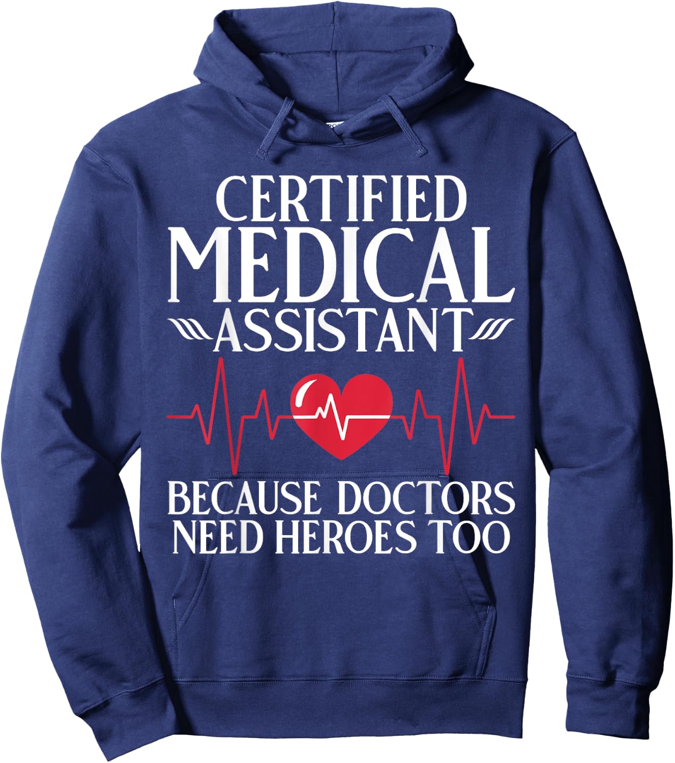 Certified Medical Assistant Hoodie - Hoodie | Navy