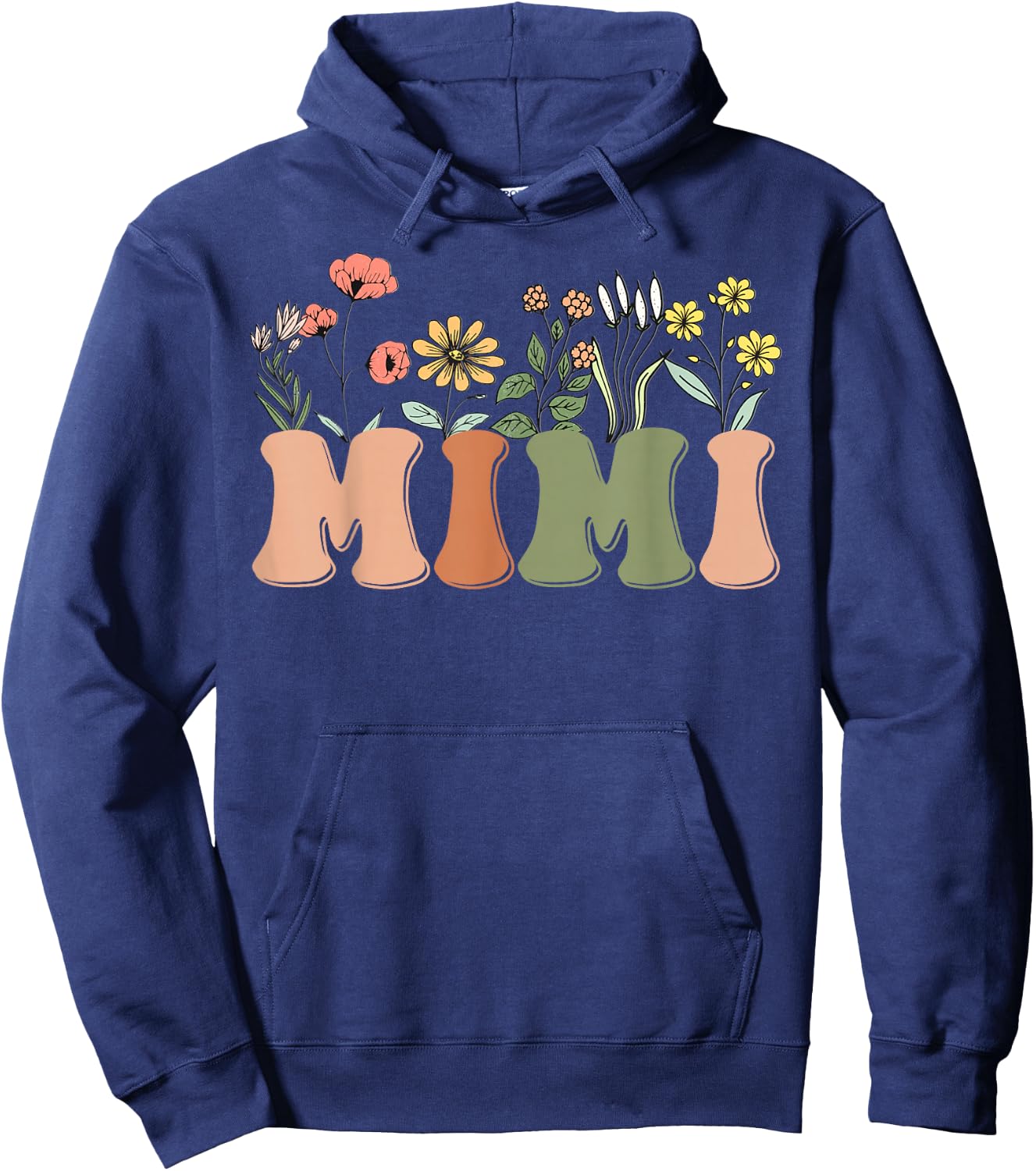 Wildflowers Mimi Floral Mother's Day Mimi Hoodie - Hoodie | Navy