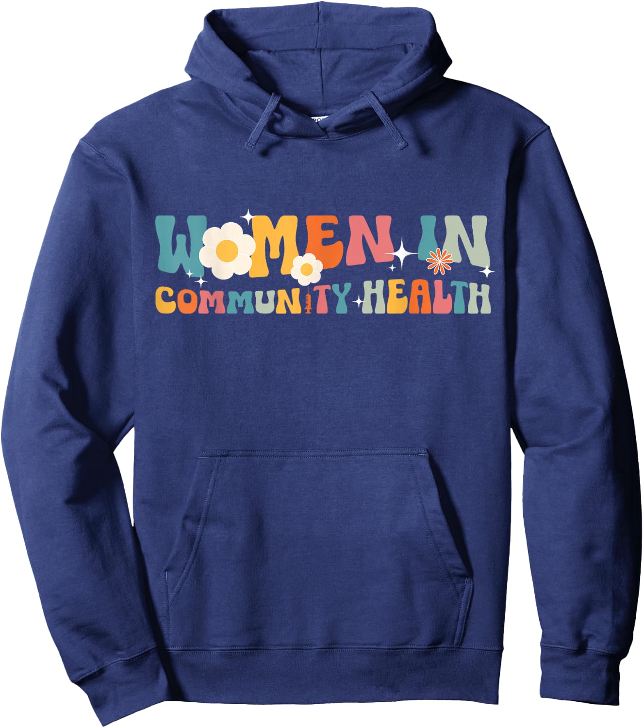 Women In Community Health Worker Community Healthcare Worker Hoodie - Hoodie | Navy