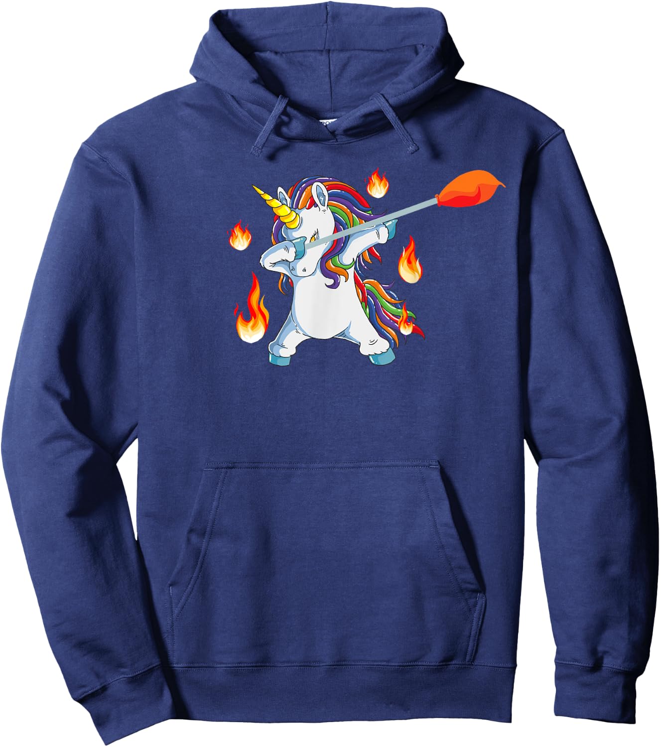 Glassblowing Lover Dabbing Unicorn Glassworker Glassblower Hoodie - Hoodie | Navy