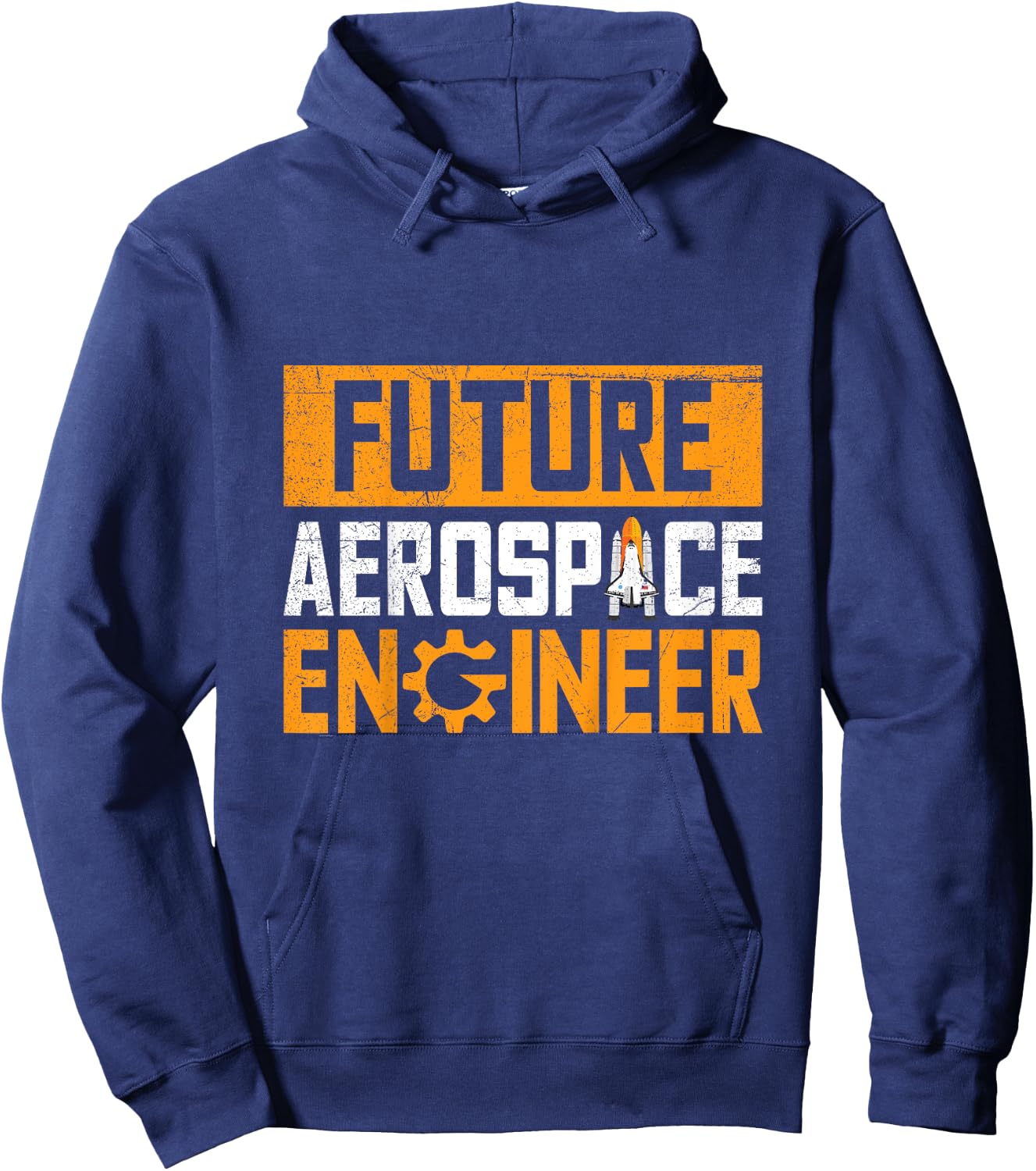 Rocket science Quote for your Future Aerospace Engineer Kid Hoodie - Hoodie | Navy