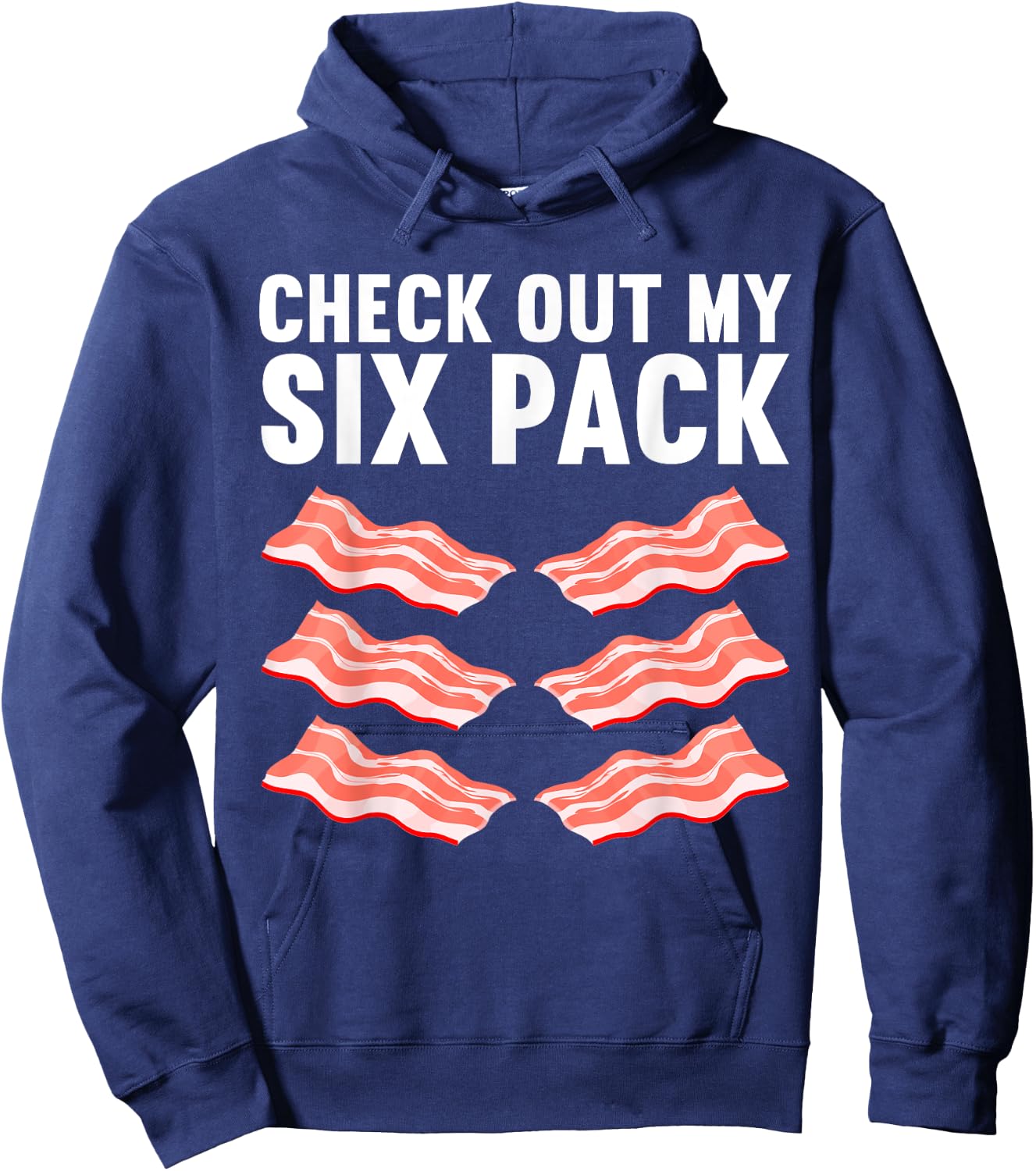 Cool Bacon Women Kids Pork Food Meat Lovers Foodie Hoodie - Hoodie | Navy