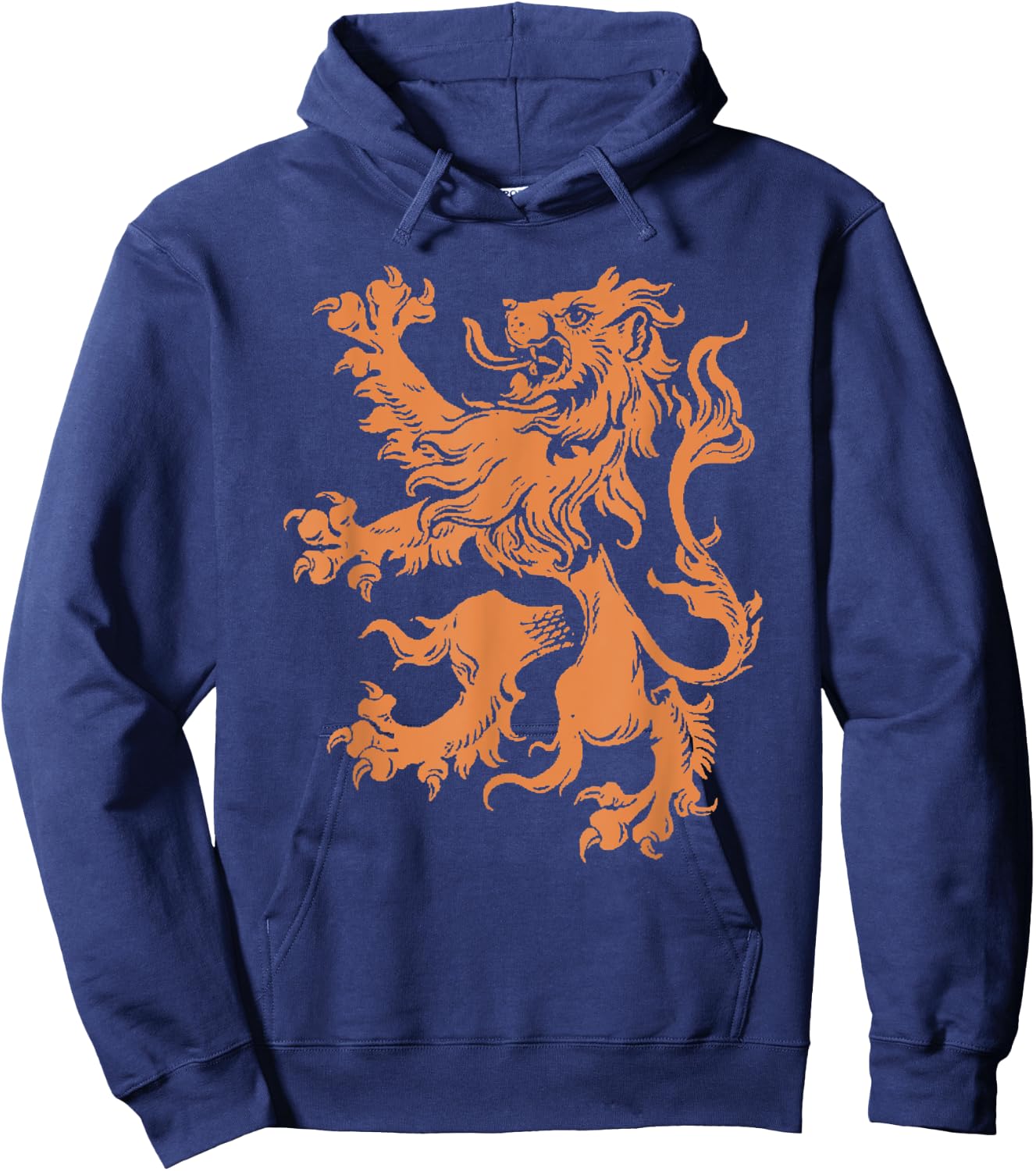 RAMPANT LION | Holland Crest | Dutch Lion Hoodie - Hoodie | Navy