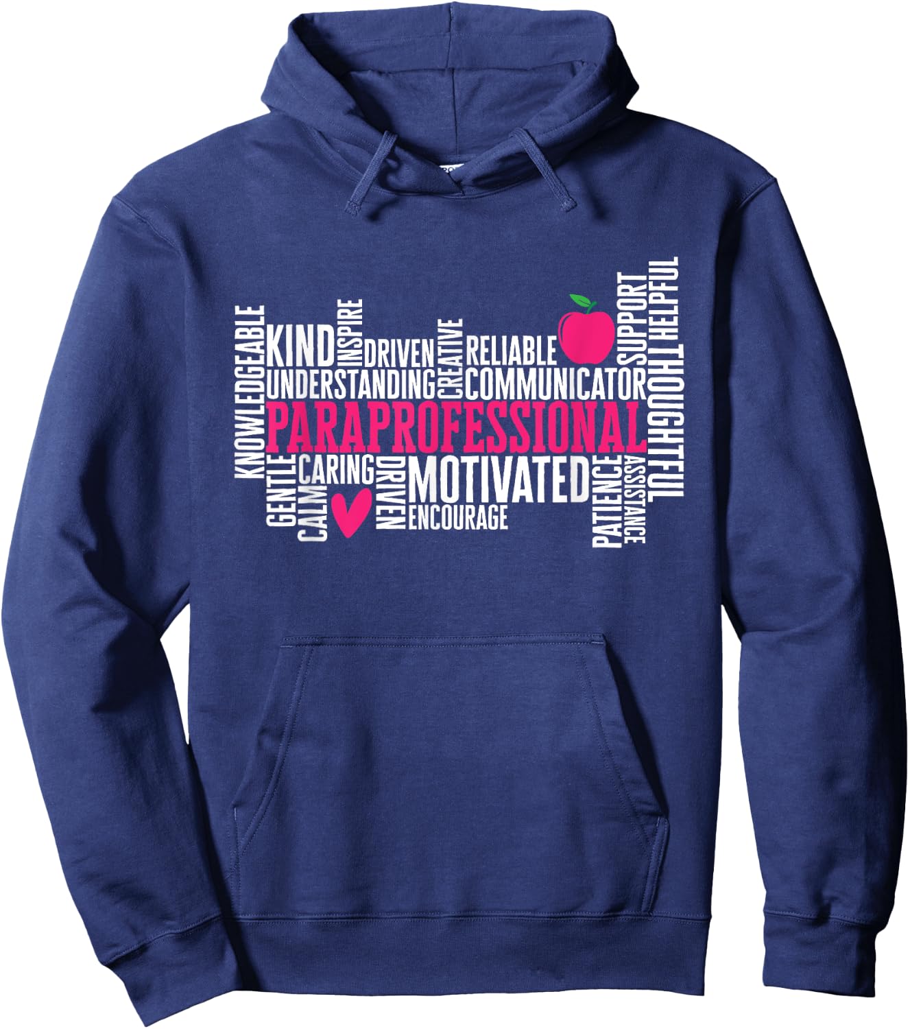 Paraprofessional Teacher Assistant Hoodie - Hoodie | Navy