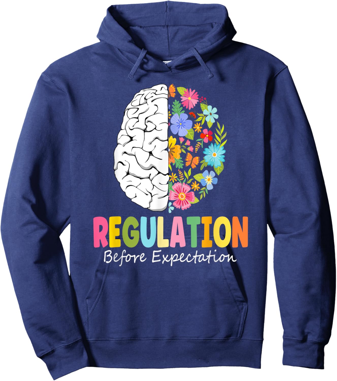 Regulation Before Expectation Hoodie - Hoodie | Navy