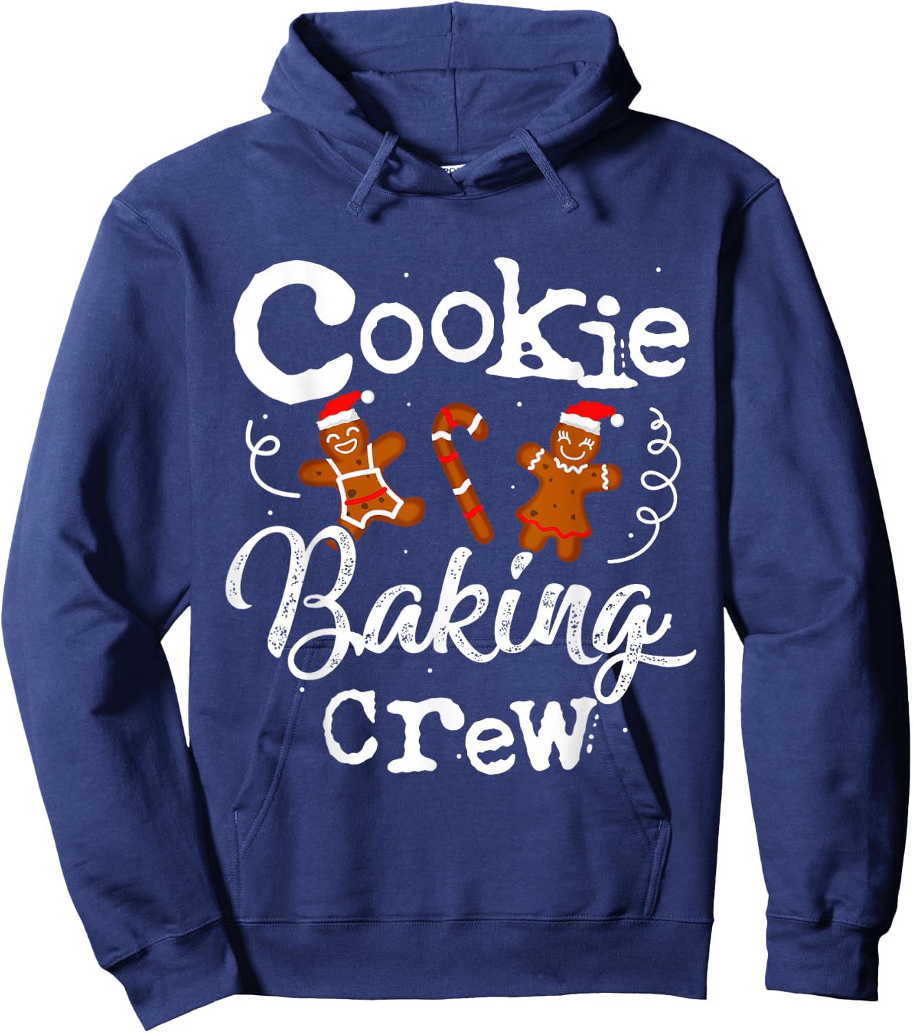 Cookie Baking Crew Baker Bake Kids Women Christmas Baking Hoodie - Hoodie | Navy