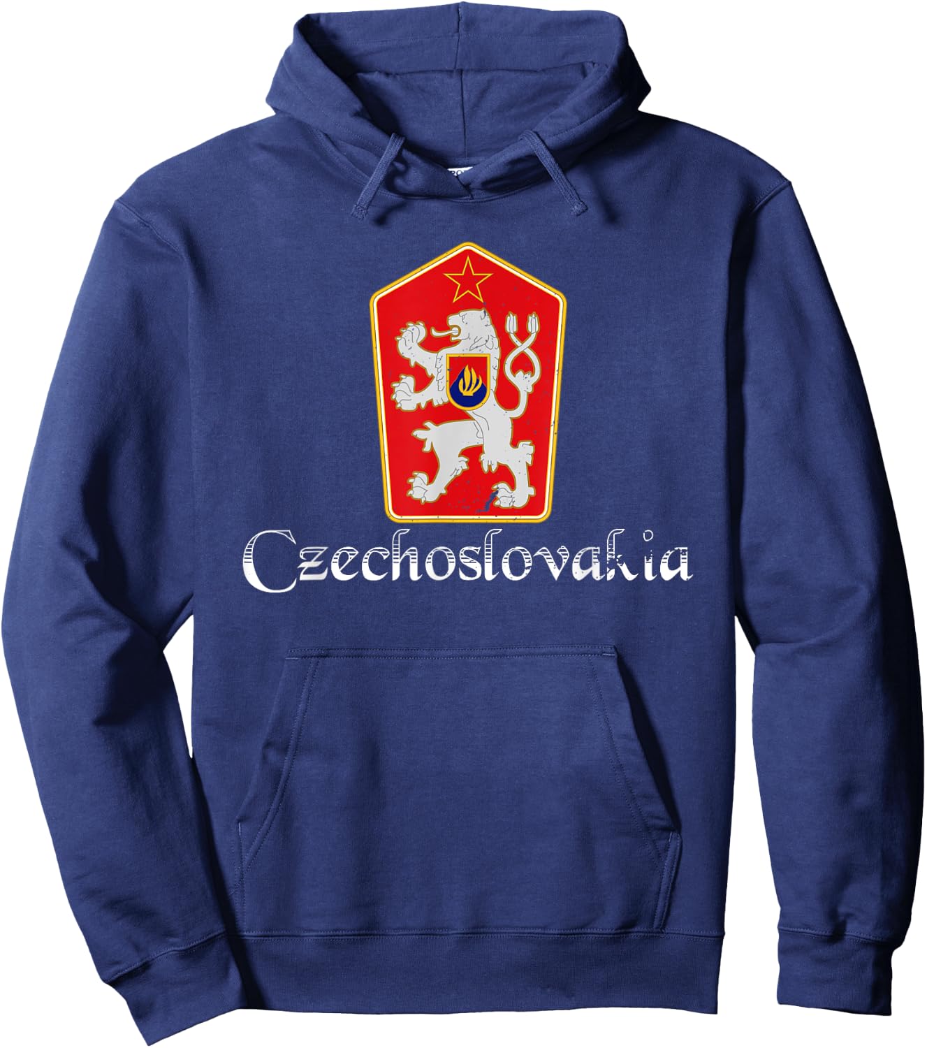 Czechoslovakia Czech Slovak central Europe communist Hoodie - Hoodie | Navy