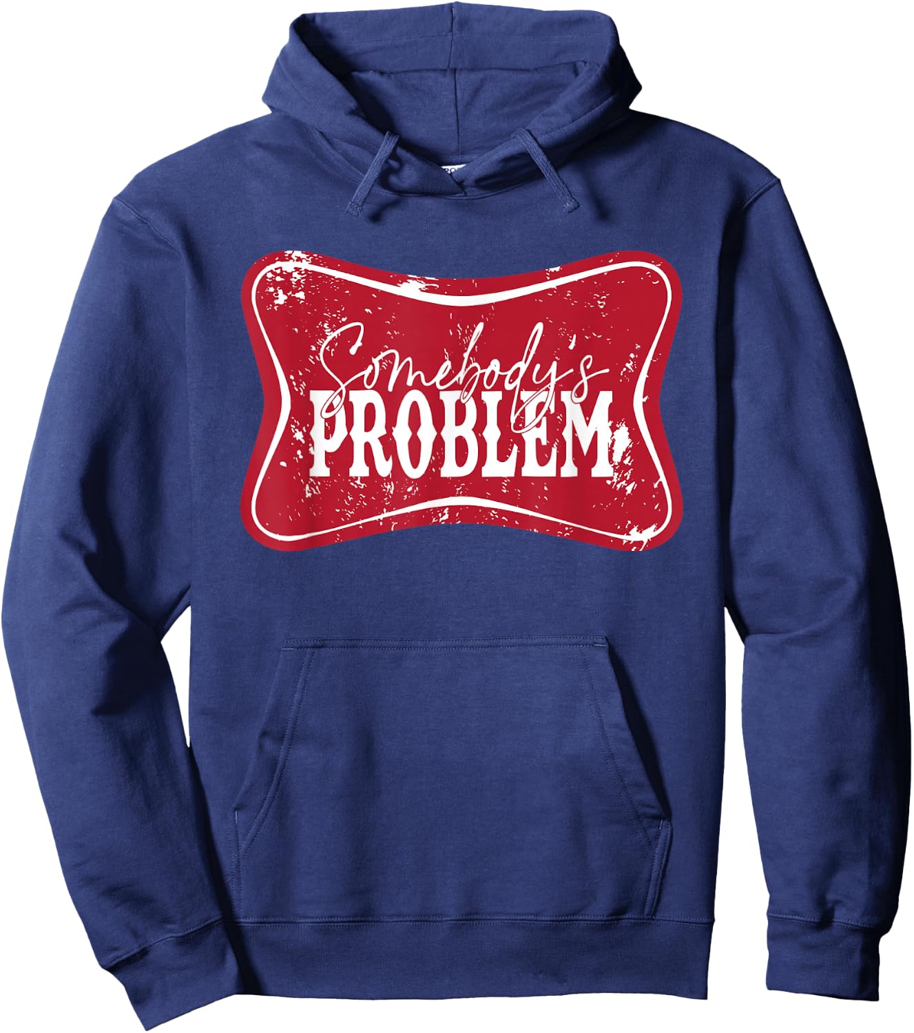 Retro Country Outlaw Music, Western Country Music Hoodie - Hoodie | Navy