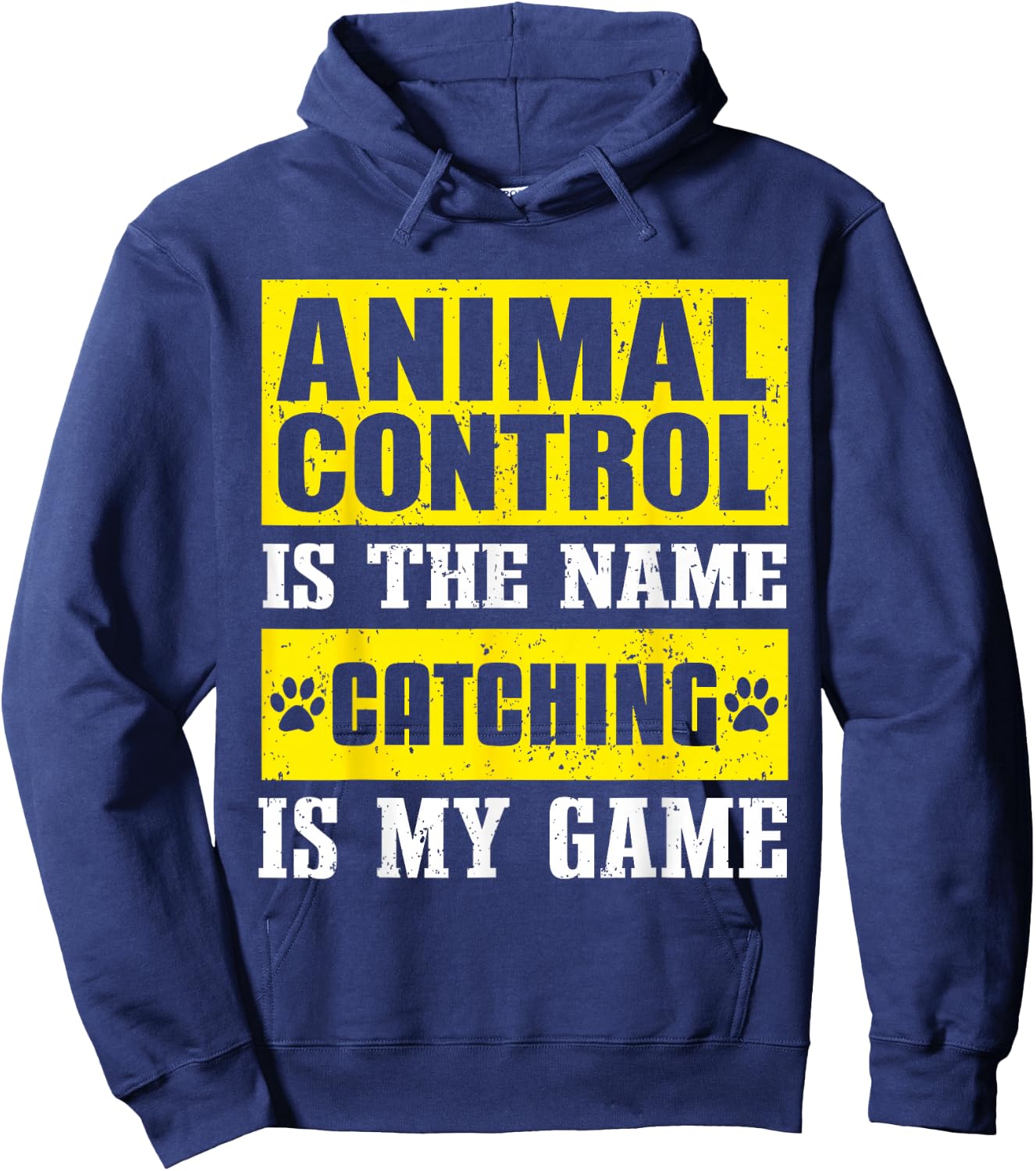 Animal Control Officer Design & Professional Dog Catcher Hoodie - Hoodie | Navy